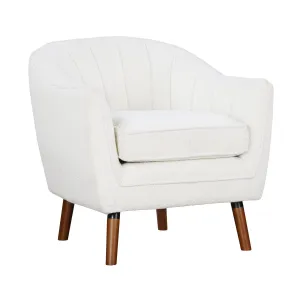 Calypso Accent Chair - White