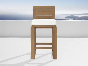 Canyon Outdoor Teak Barstool