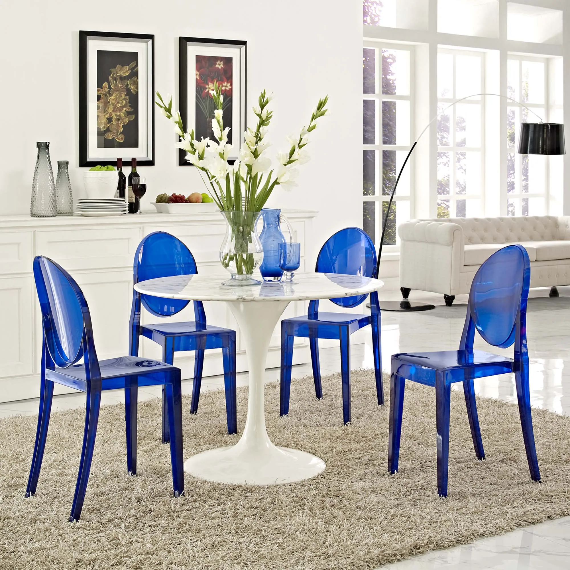 Casper Dining Chairs Set of 4 by Modway