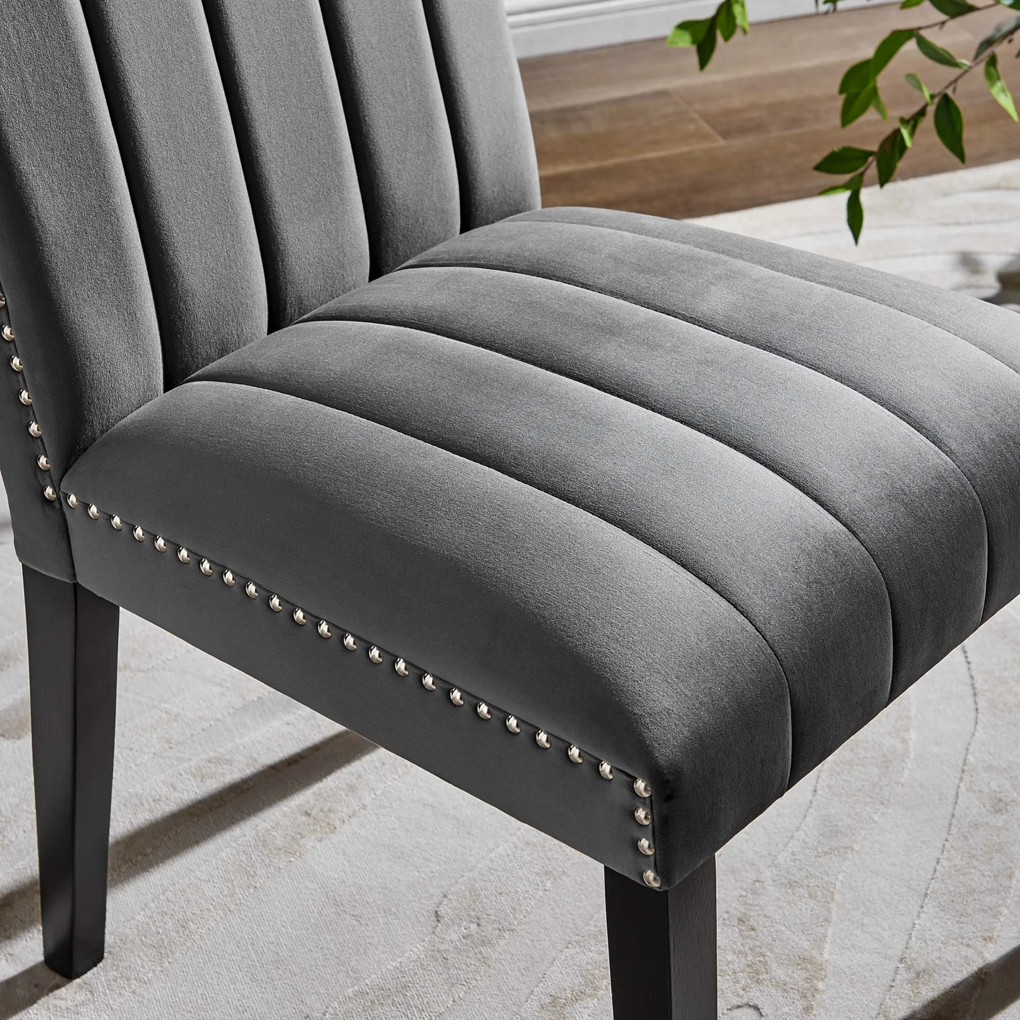 Catalyst Performance Velvet Dining Side Chairs - Set of 2 by Modway