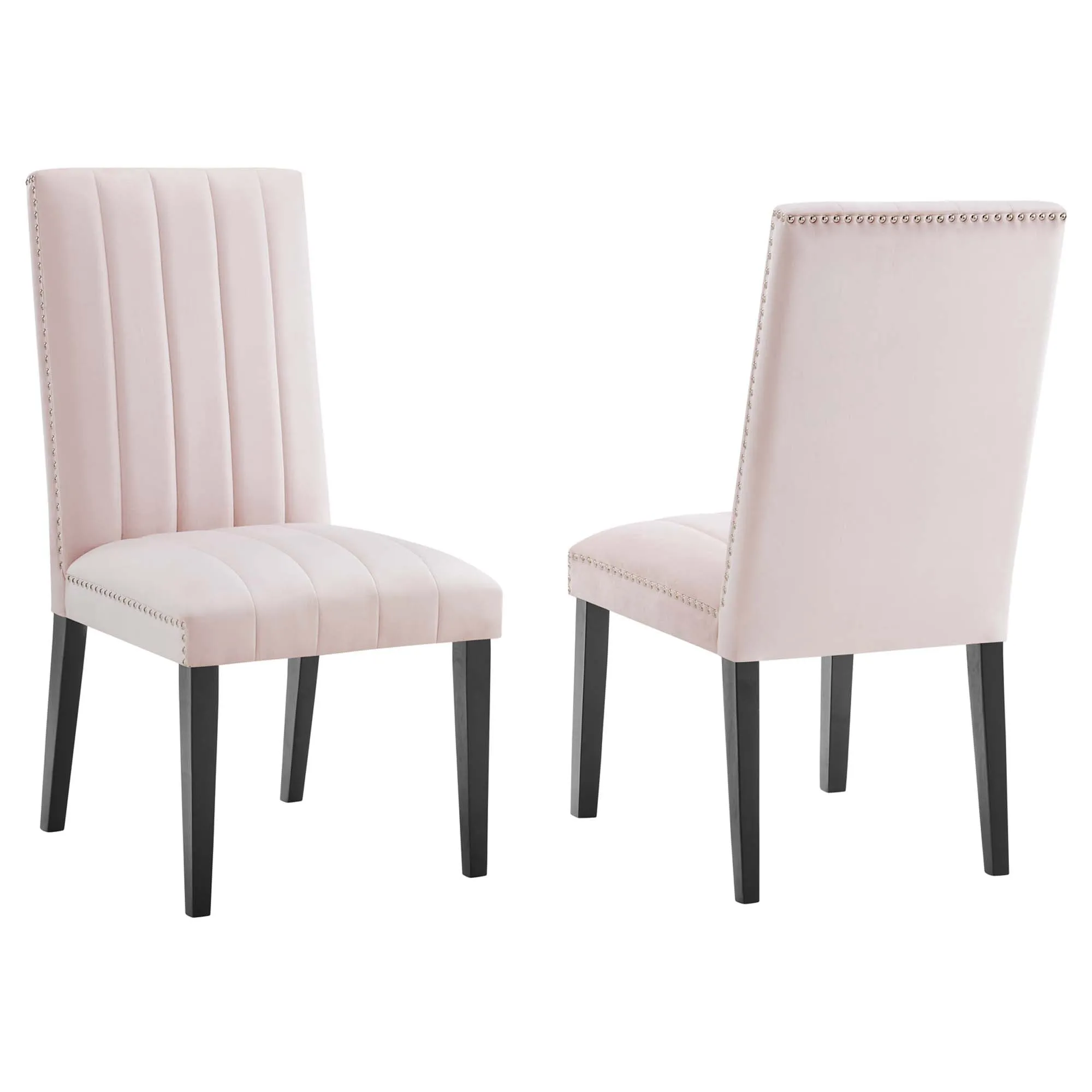 Catalyst Performance Velvet Dining Side Chairs - Set of 2 by Modway