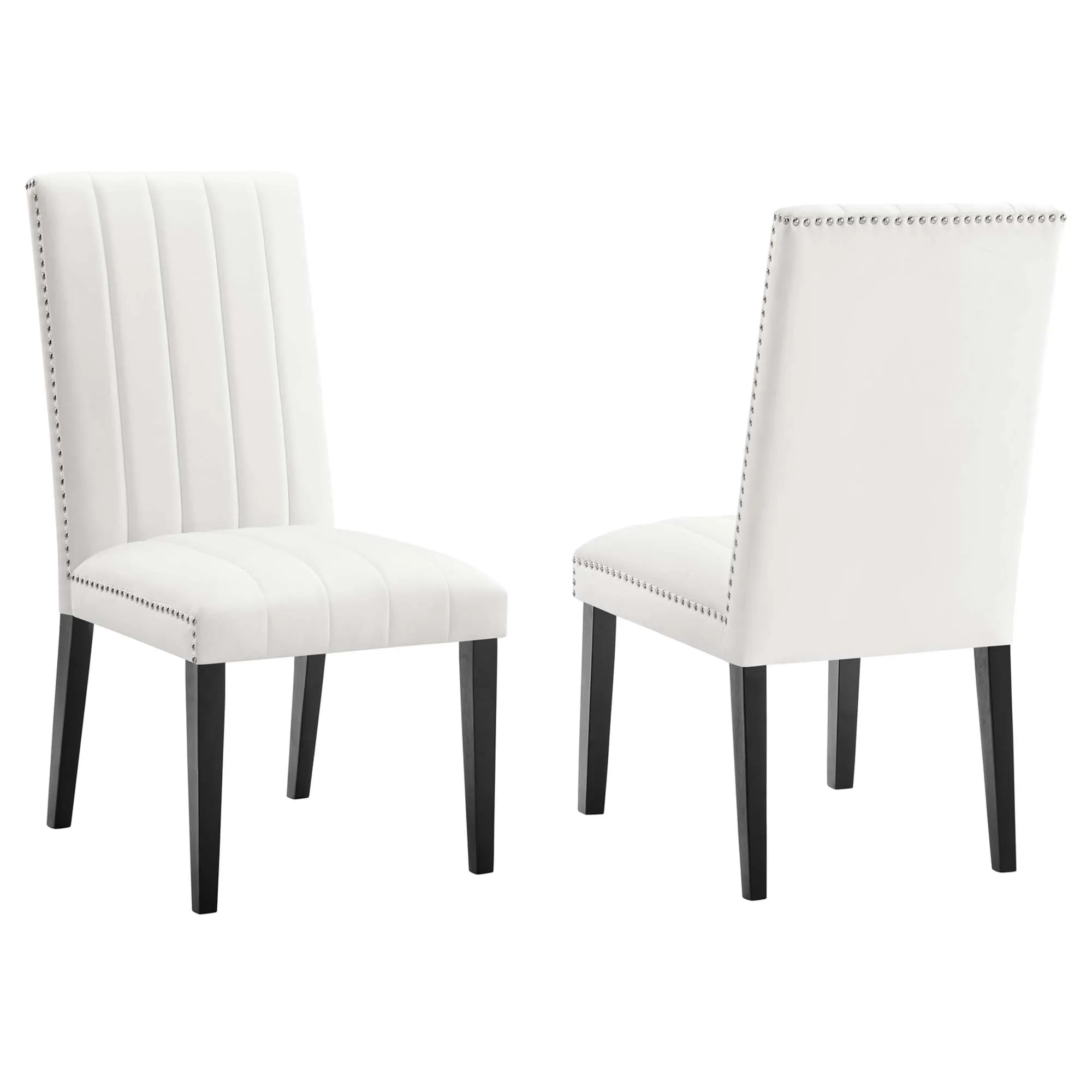 Catalyst Performance Velvet Dining Side Chairs - Set of 2 by Modway