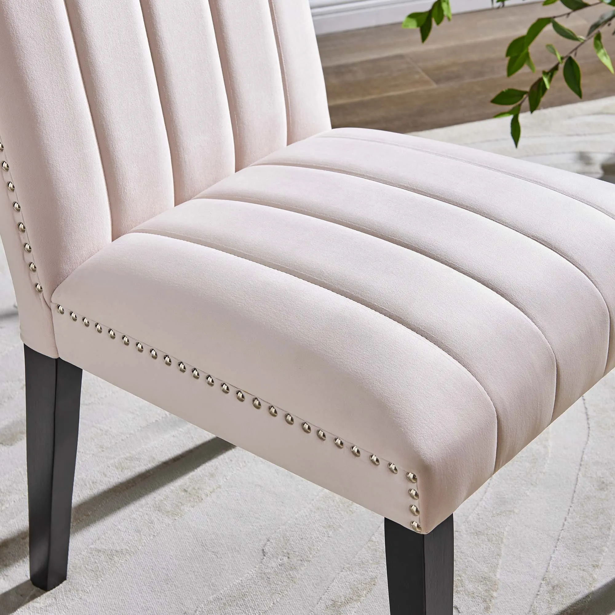 Catalyst Performance Velvet Dining Side Chairs - Set of 2 by Modway