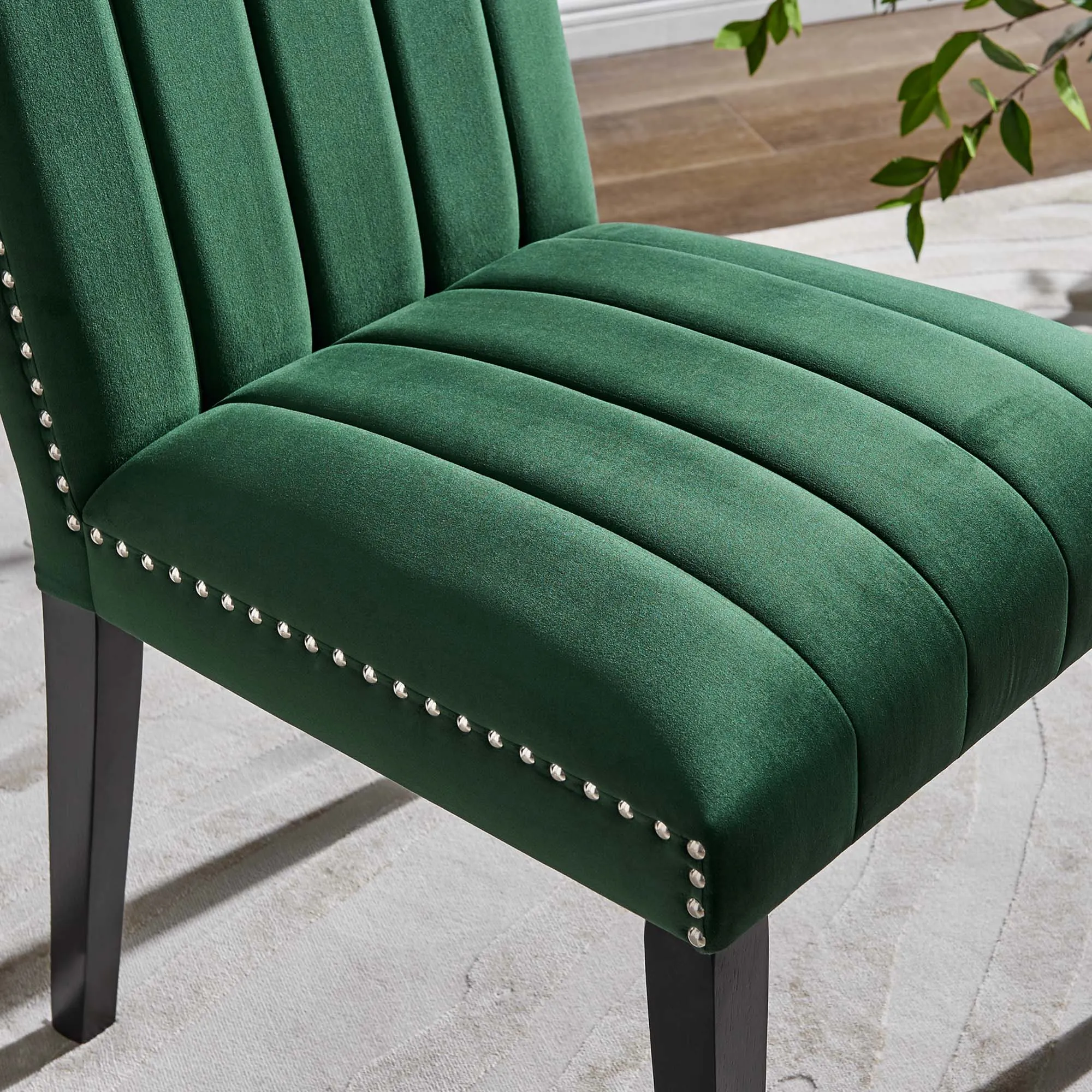 Catalyst Performance Velvet Dining Side Chairs - Set of 2 by Modway