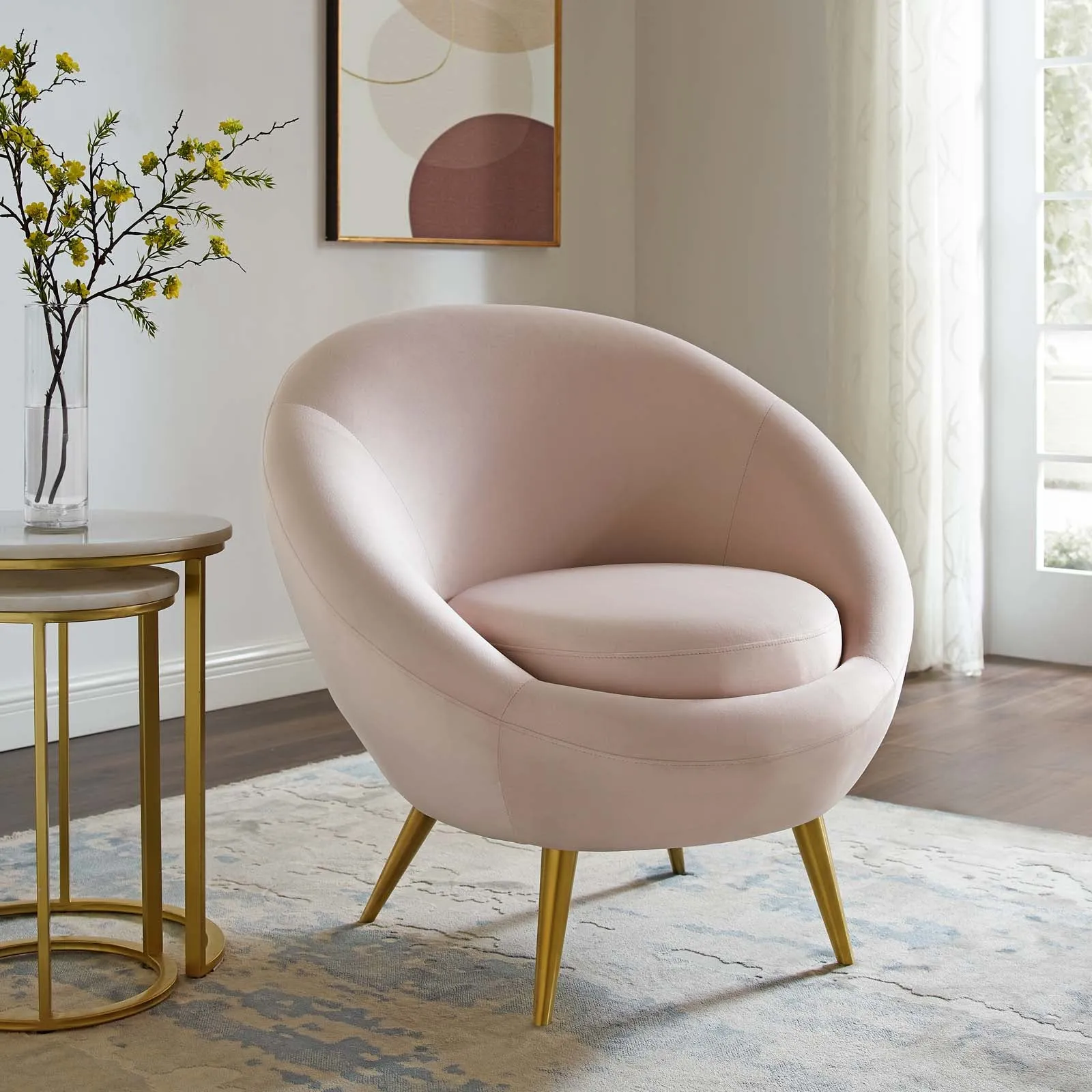 Circuit Performance Velvet Accent Chair by Modway