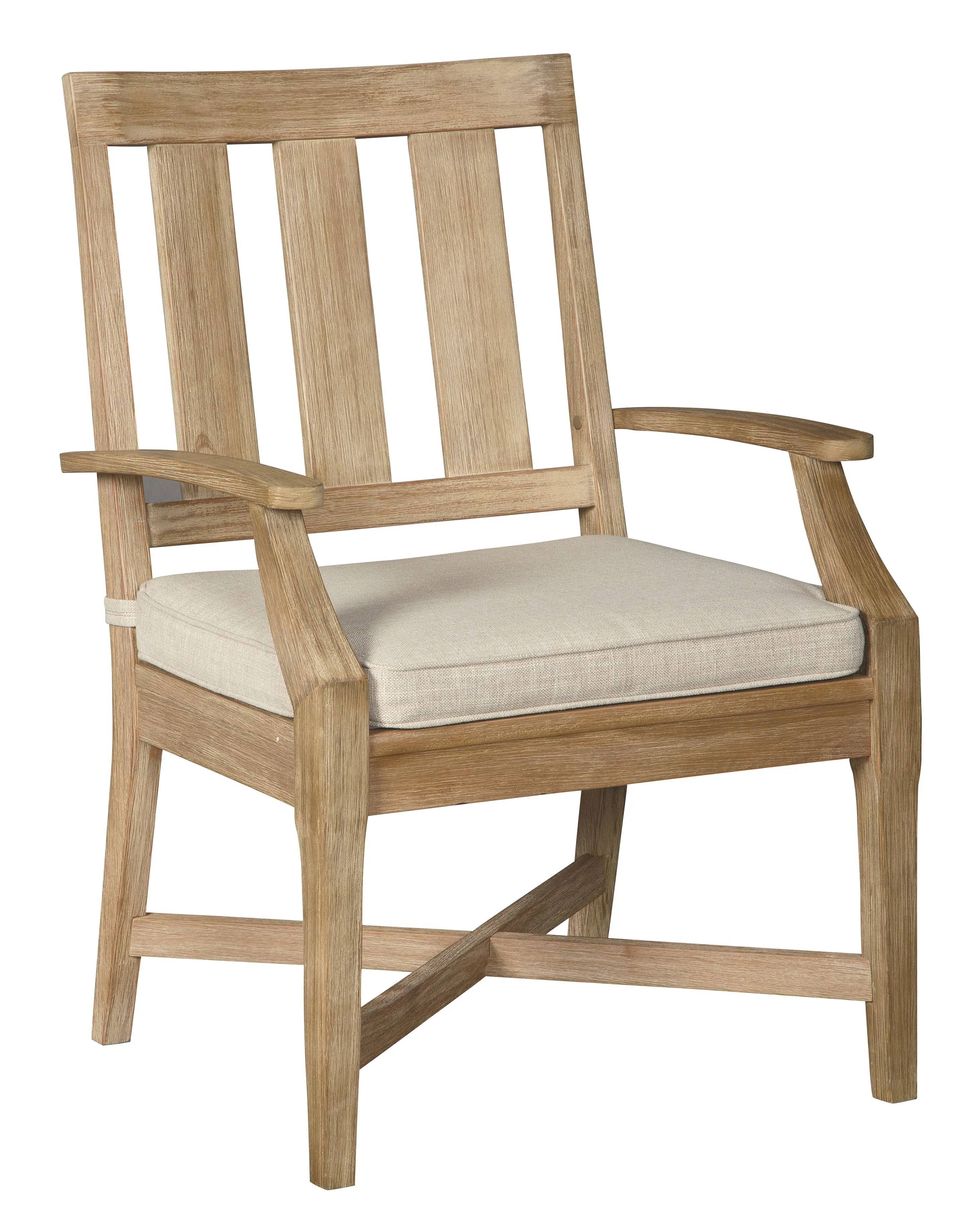 Clare Beige Arm Chair With Cushion