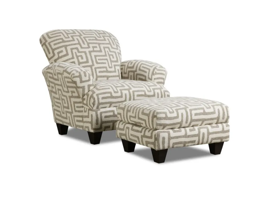 Colonist Oatmeal Accent Chair