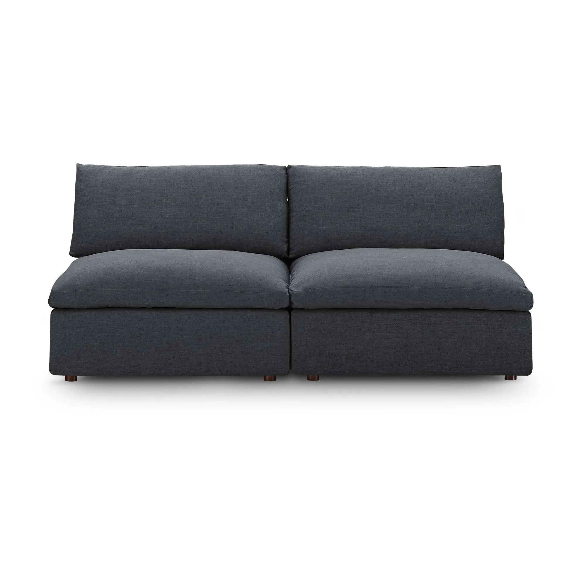 Commix Down Filled Overstuffed 2-Piece Armless Sectional Loveseat by Modway