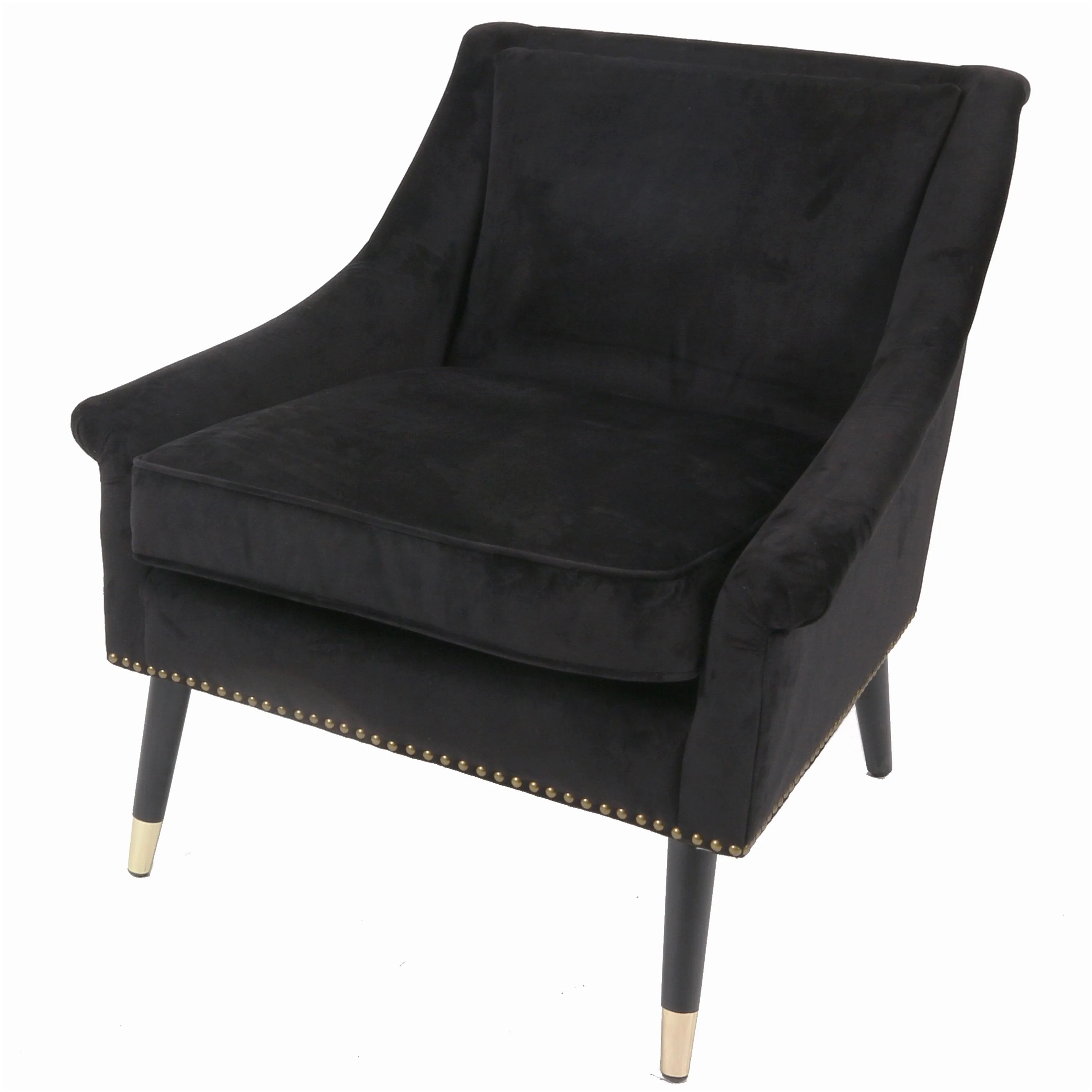 Crawford Accent Chair GLAM BLACK