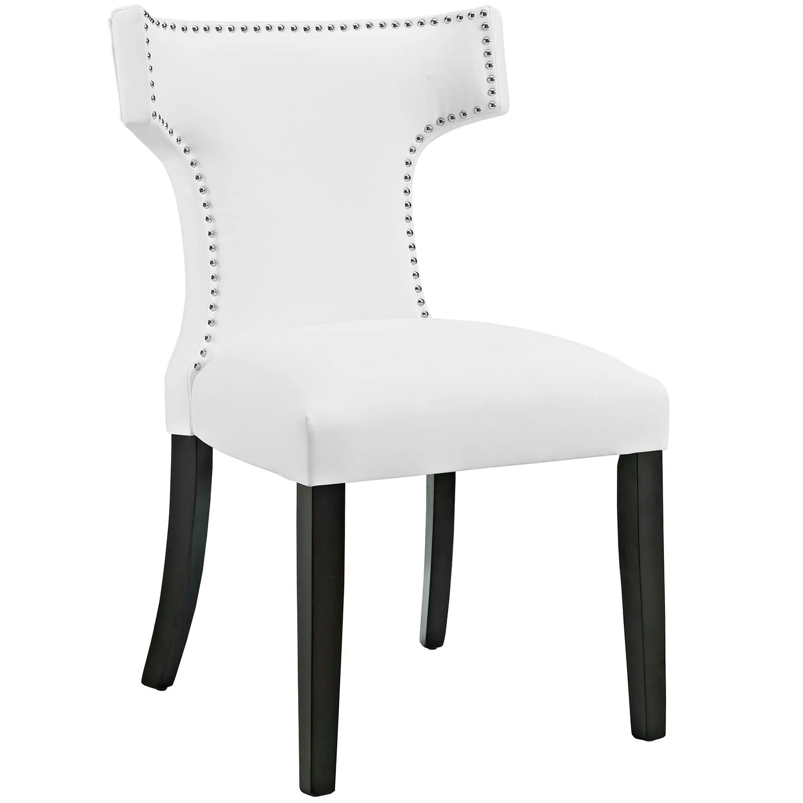 Curve Dining Side Chair Vinyl Set of 2 by Modway