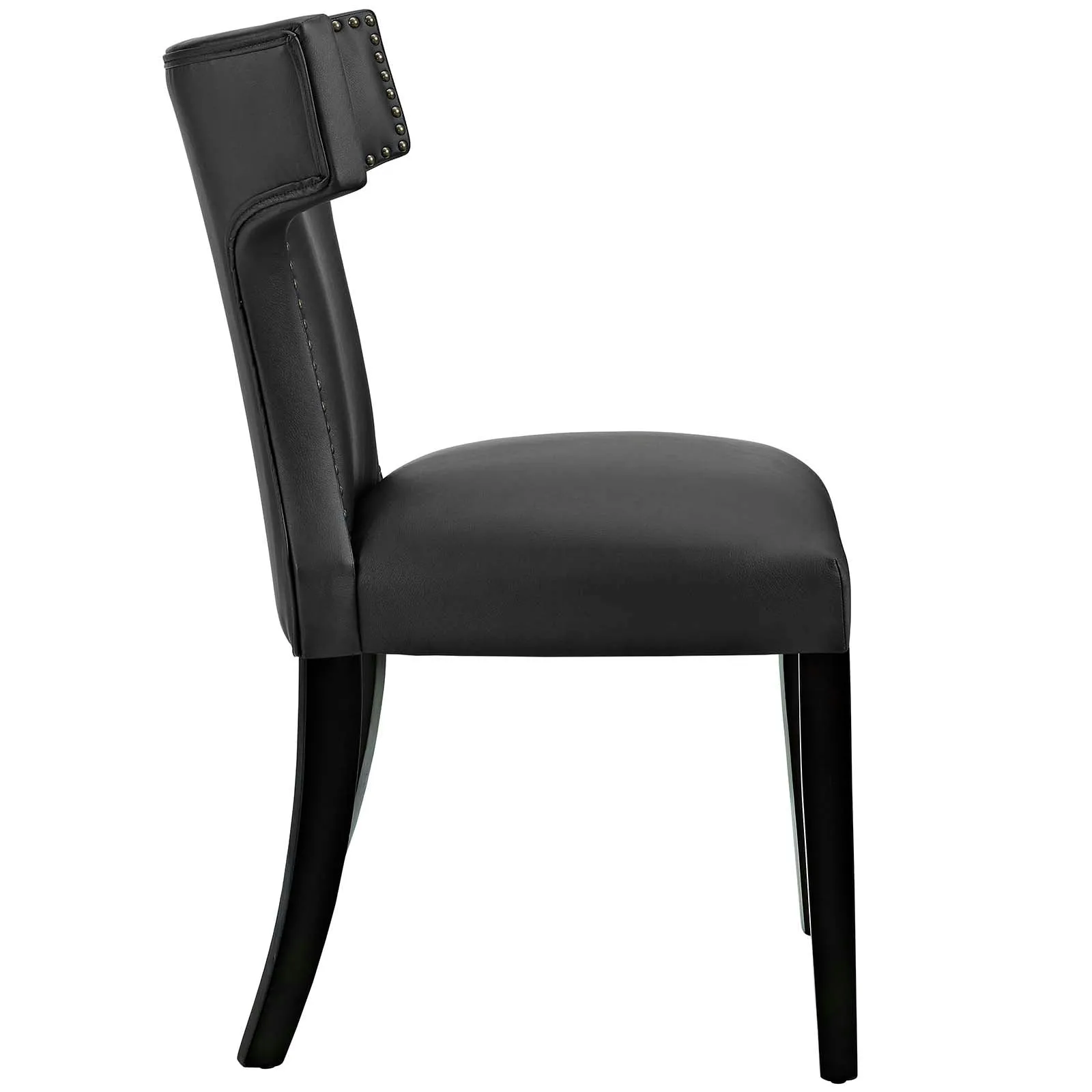 Curve Dining Side Chair Vinyl Set of 2 by Modway