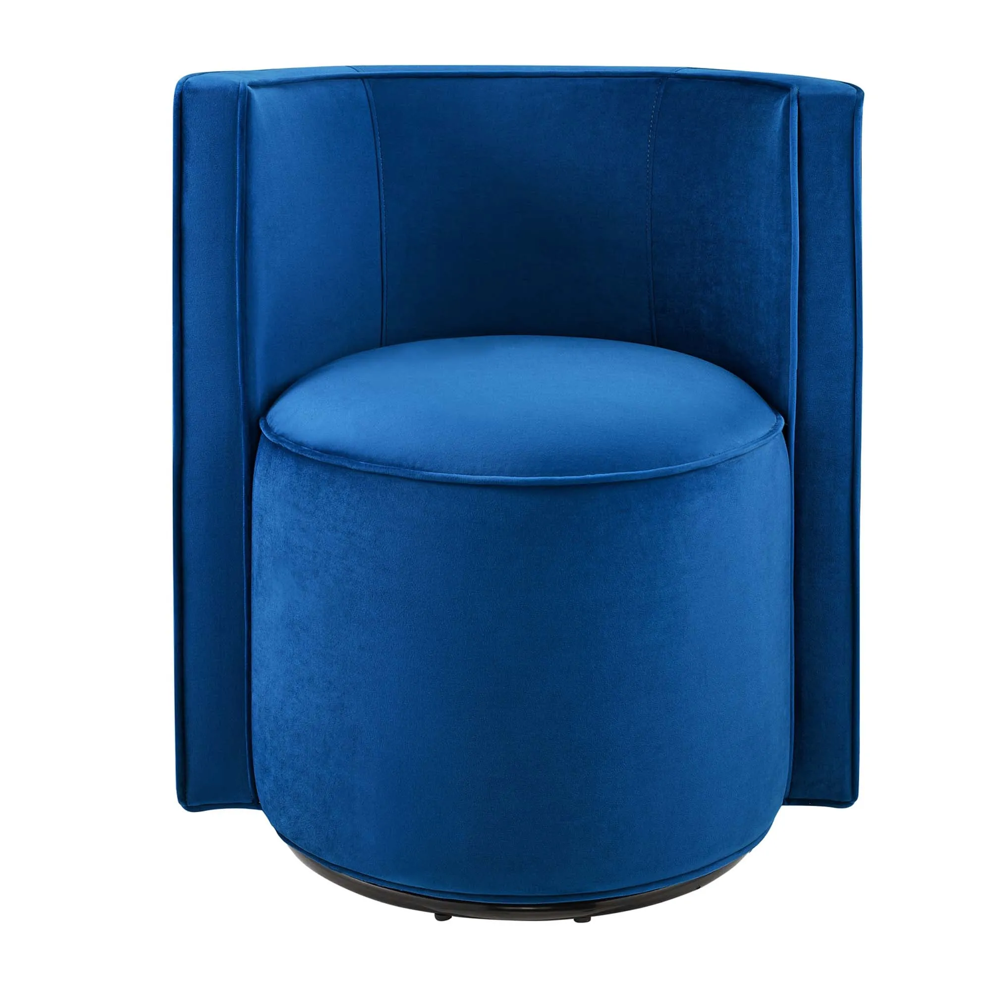 Della Performance Velvet Fabric Swivel Chair by Modway