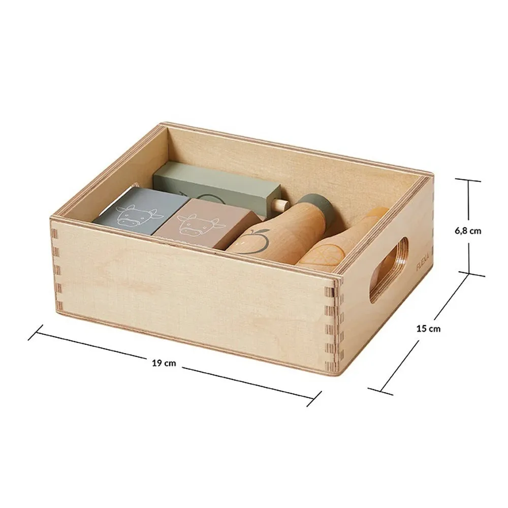 Flexa Groceries Wooden Play Set