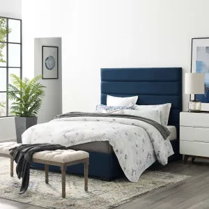 Genevieve Upholstered Fabric Platform Bed by Modway