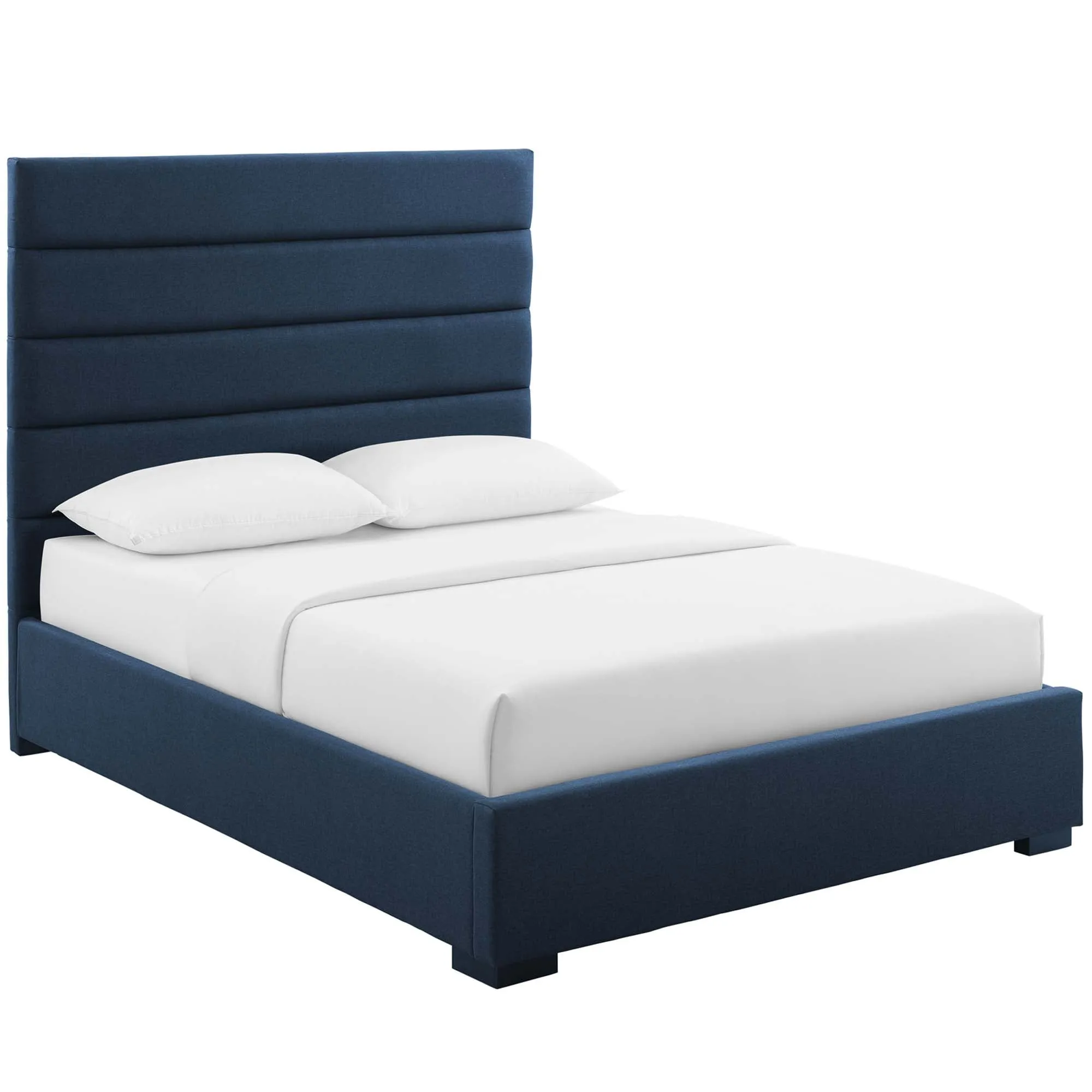 Genevieve Upholstered Fabric Platform Bed by Modway