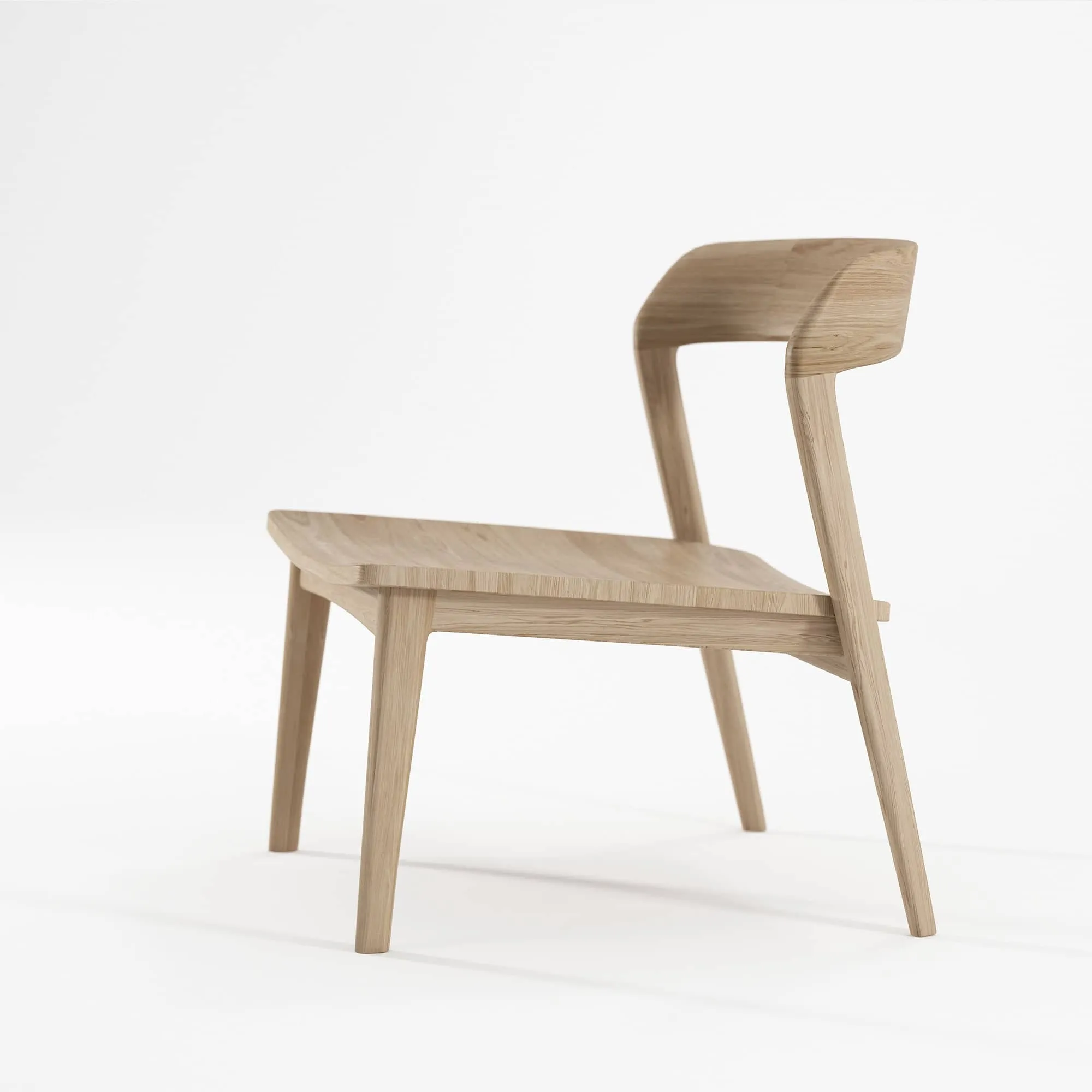 Grasshopper Easy Chair - White Oak