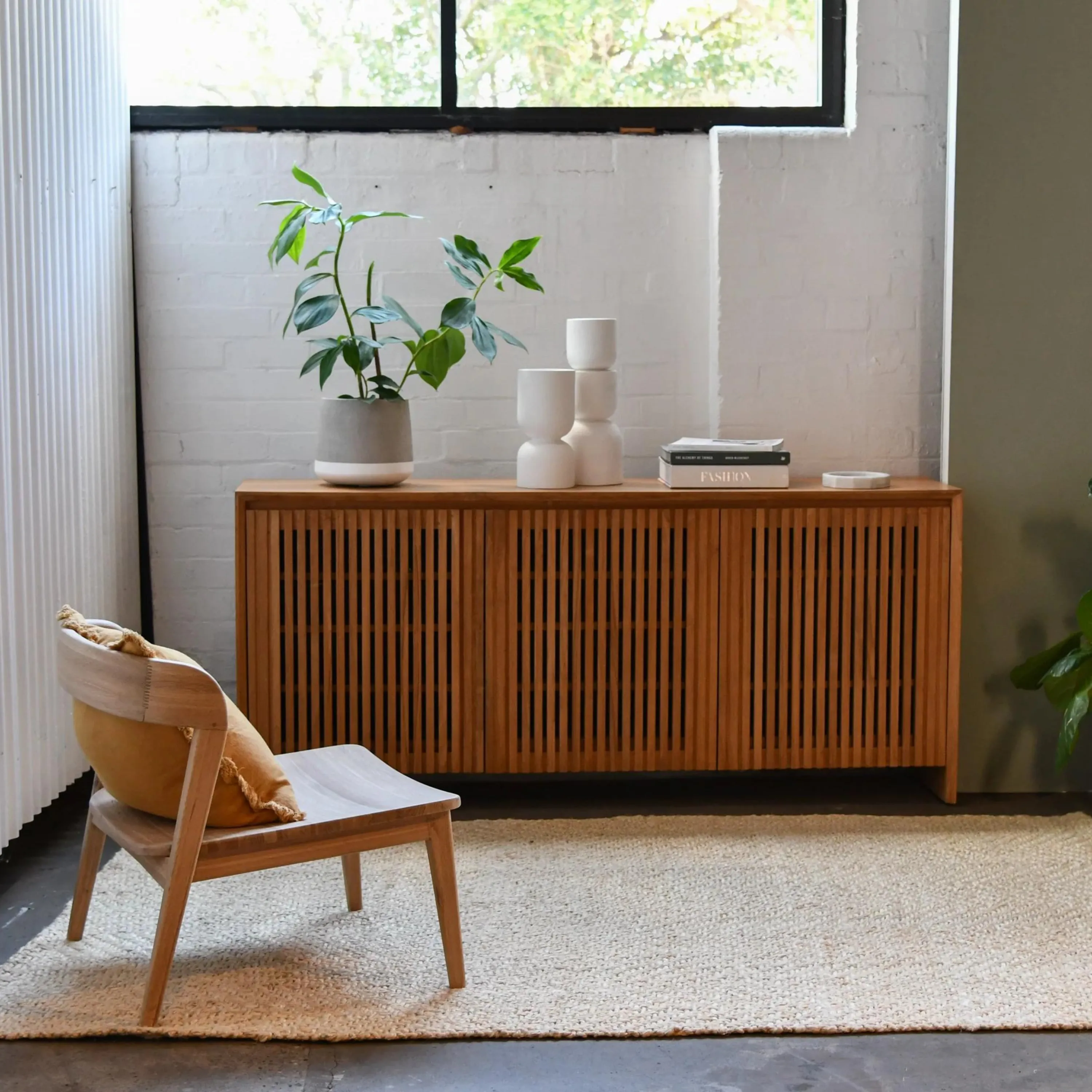 Grasshopper Easy Chair - White Oak