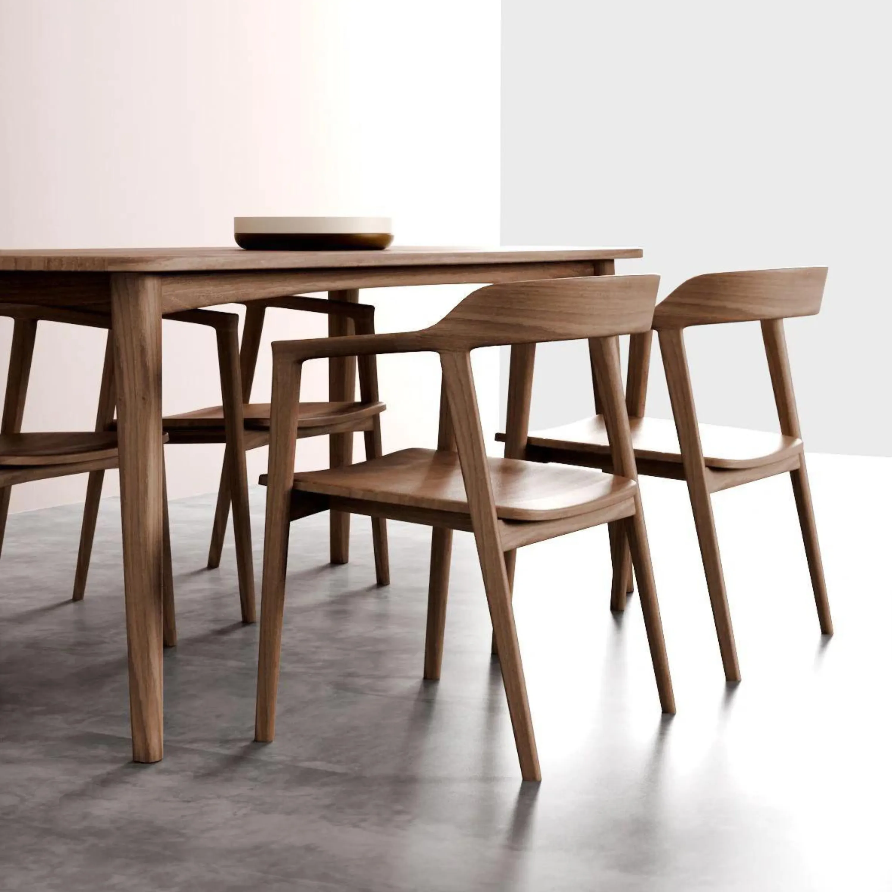 Grasshopper Rectangular Dining Table 180cm - Oak