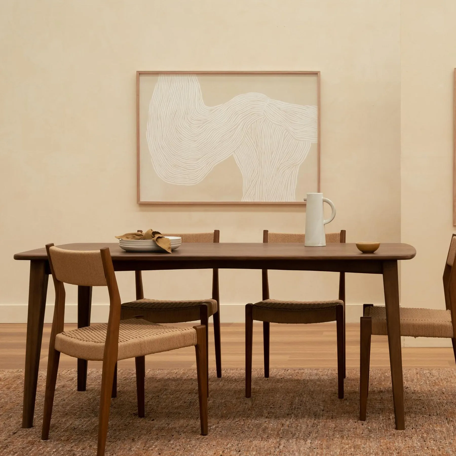 Grasshopper Rectangular Dining Table 180cm - Teak