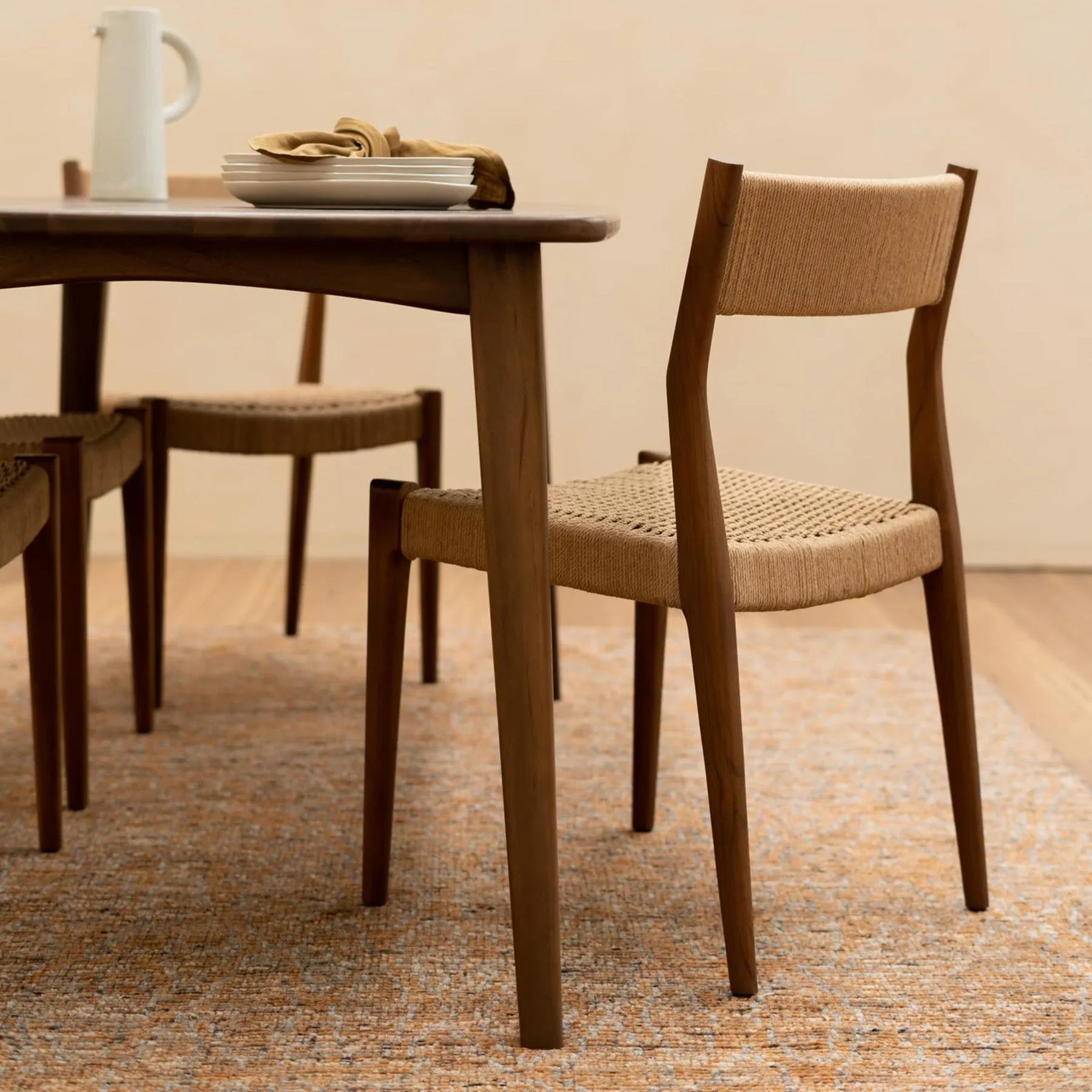 Grasshopper Rectangular Dining Table 180cm - Teak