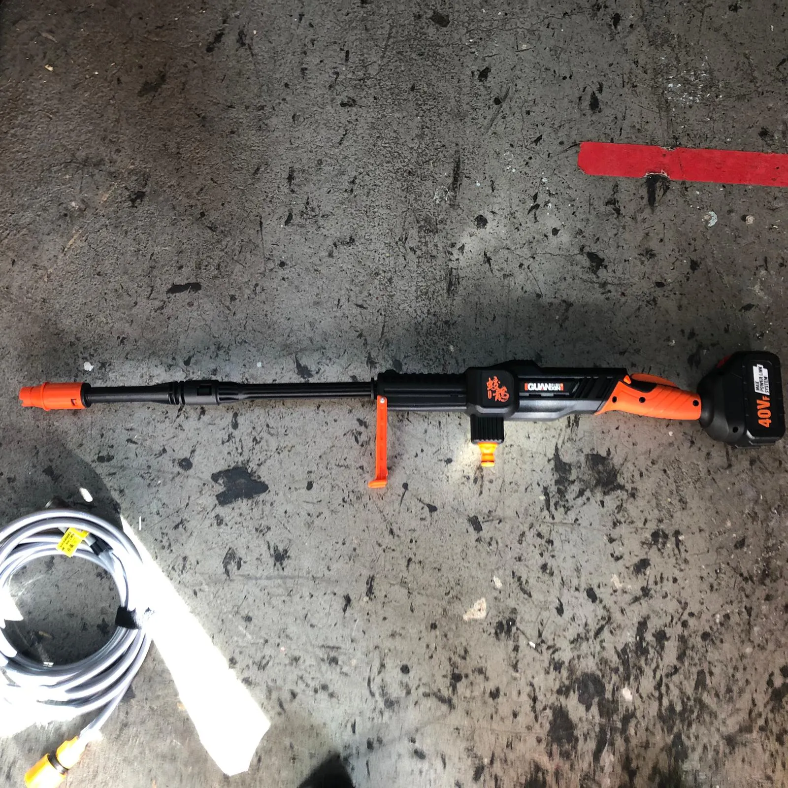 Guan Xin 40V Cordless Pressure Washer with 5m Hose | Model : HPW-GX005 (Discontinued)