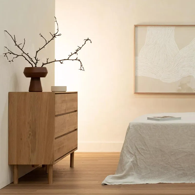 Harmony 3 Drawer Chest - Oak