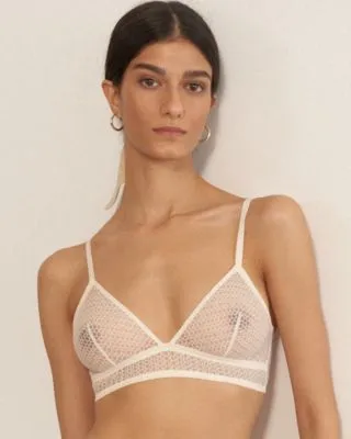 Honeycomb Soft Triangle Bra