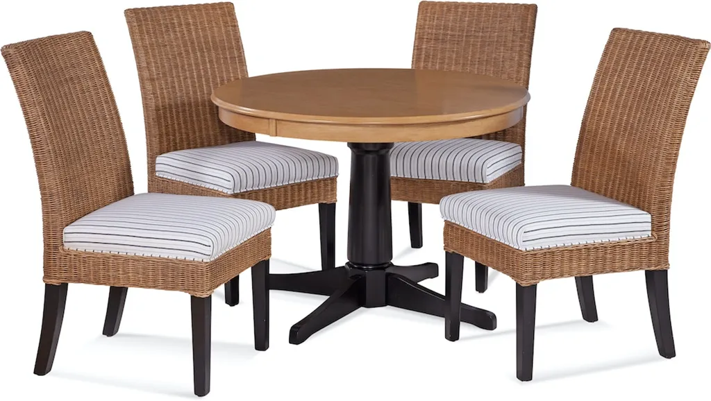 Hues Round Dining Table and chair