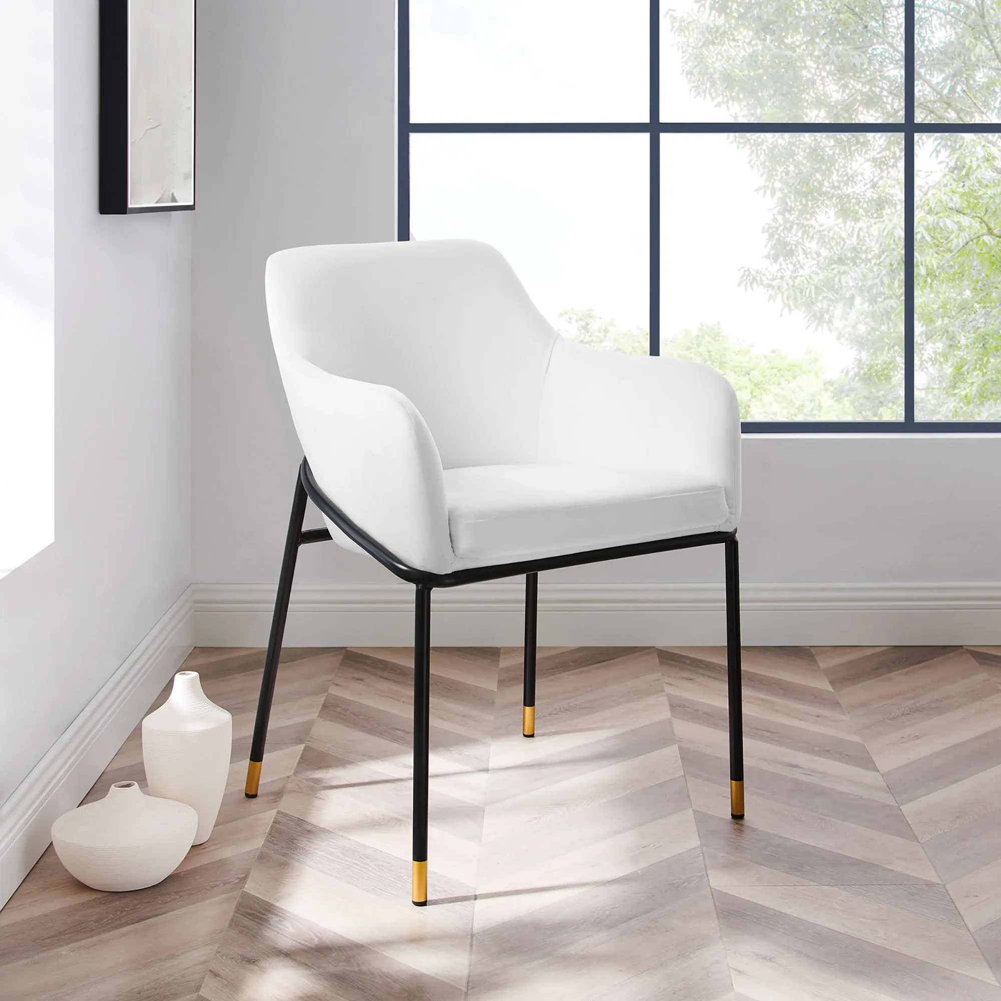 Jovi Performance Velvet Dining Armchair by Modway