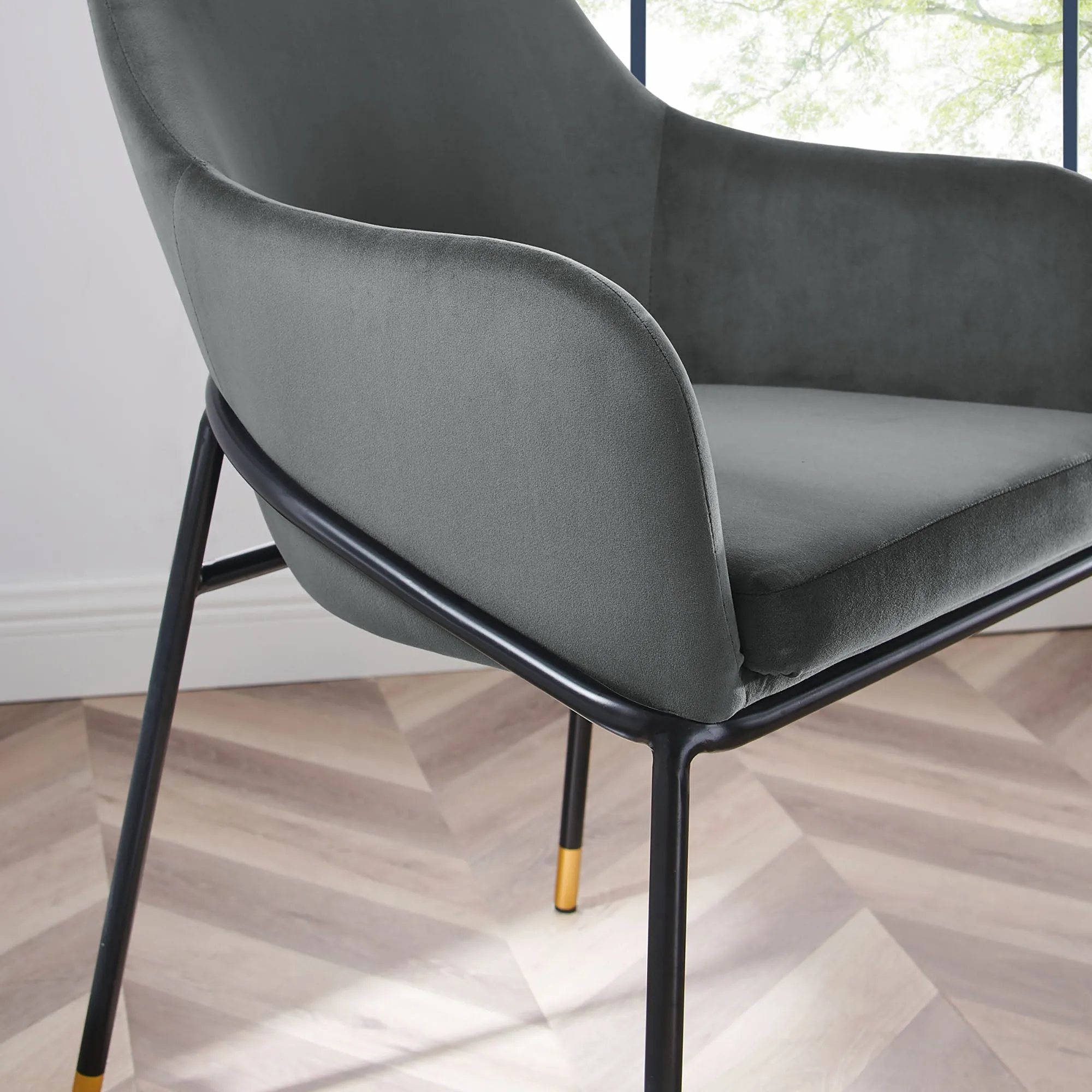 Jovi Performance Velvet Dining Armchair by Modway