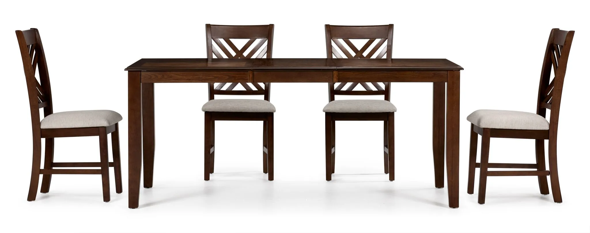 Kai 5-Piece Extendable Dining Set - Brown