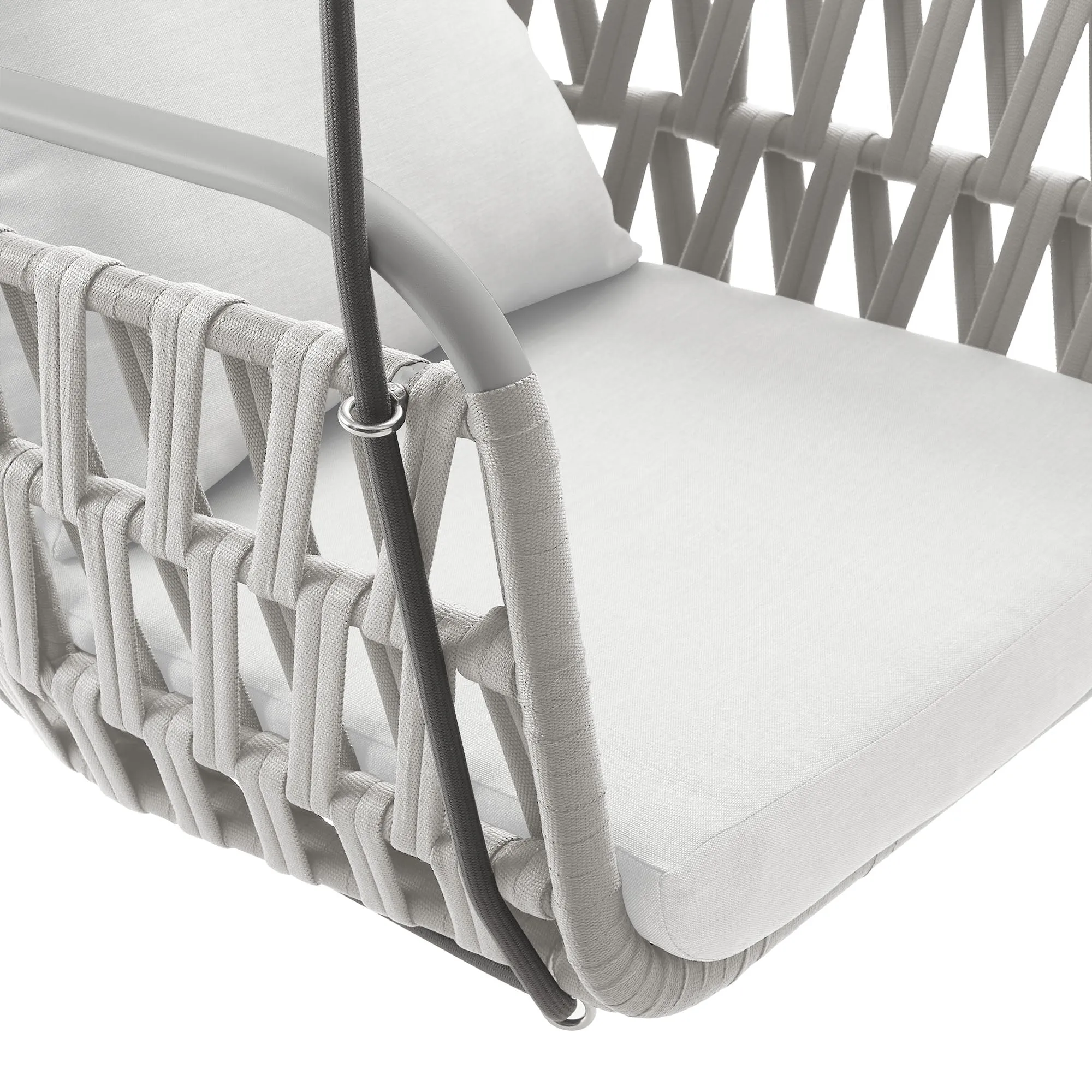 Kaliah Outdoor Patio Aluminum Swing Chair by Modway