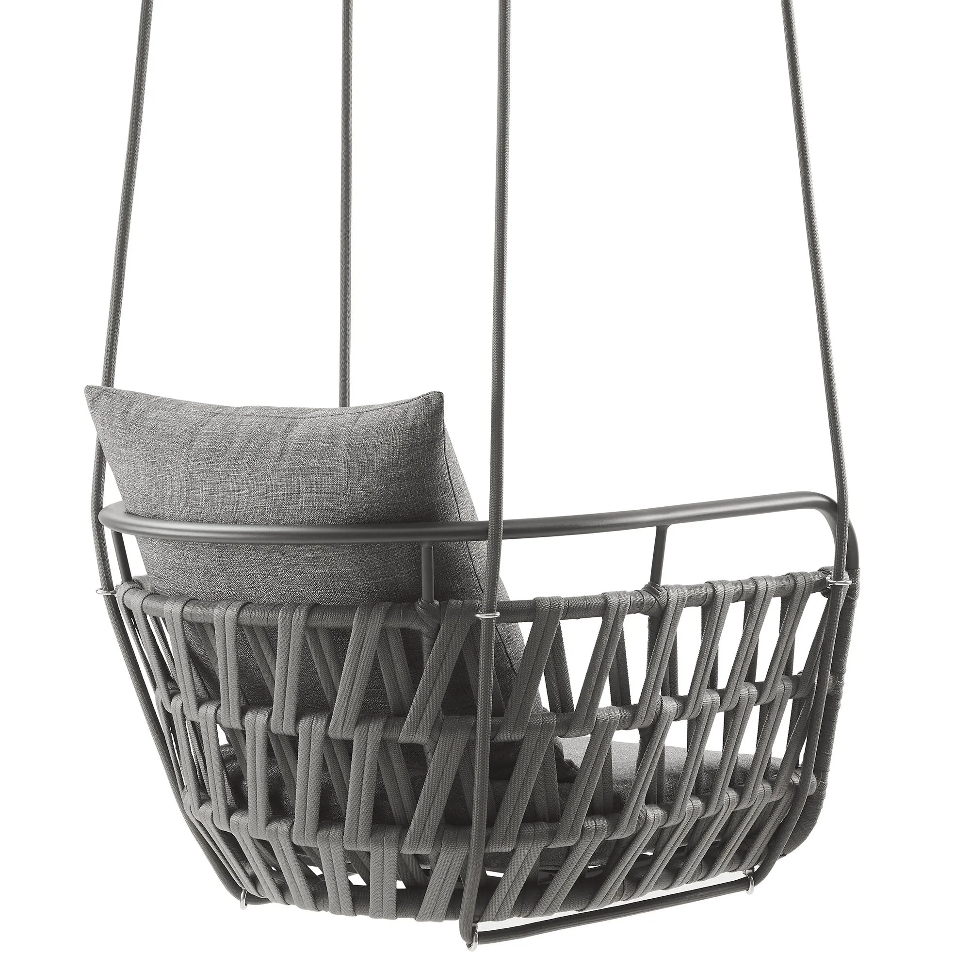 Kaliah Outdoor Patio Aluminum Swing Chair by Modway