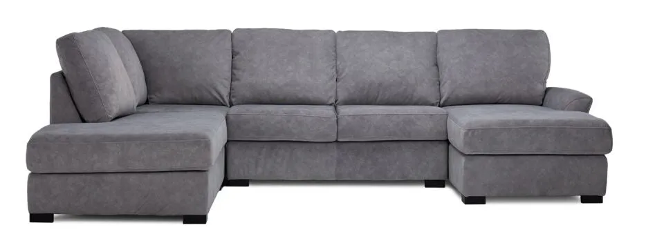 Kaylin 4-Piece Sectional with Right-Facing Chaise - Grey
