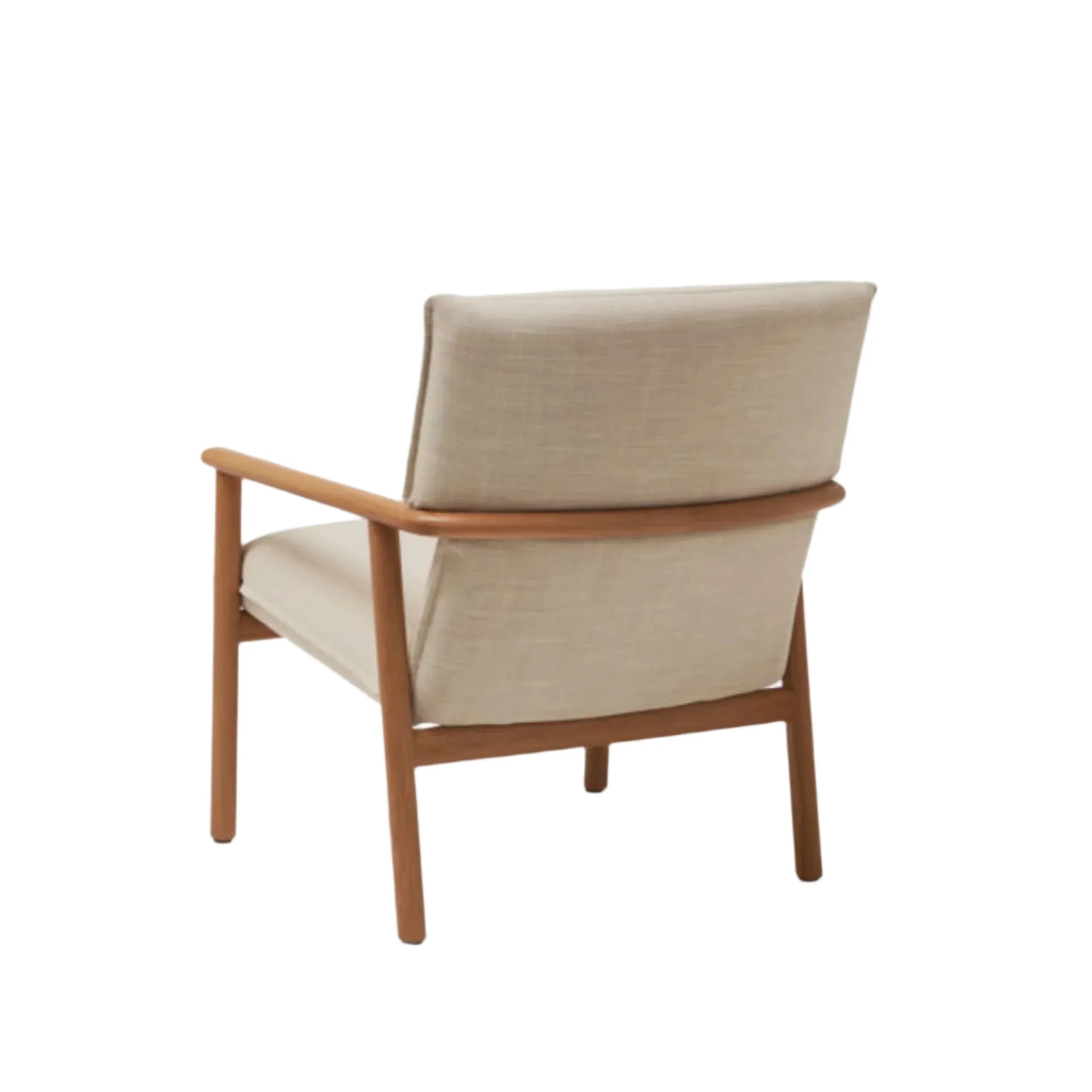 Label Armchair High - Oak/Ecru