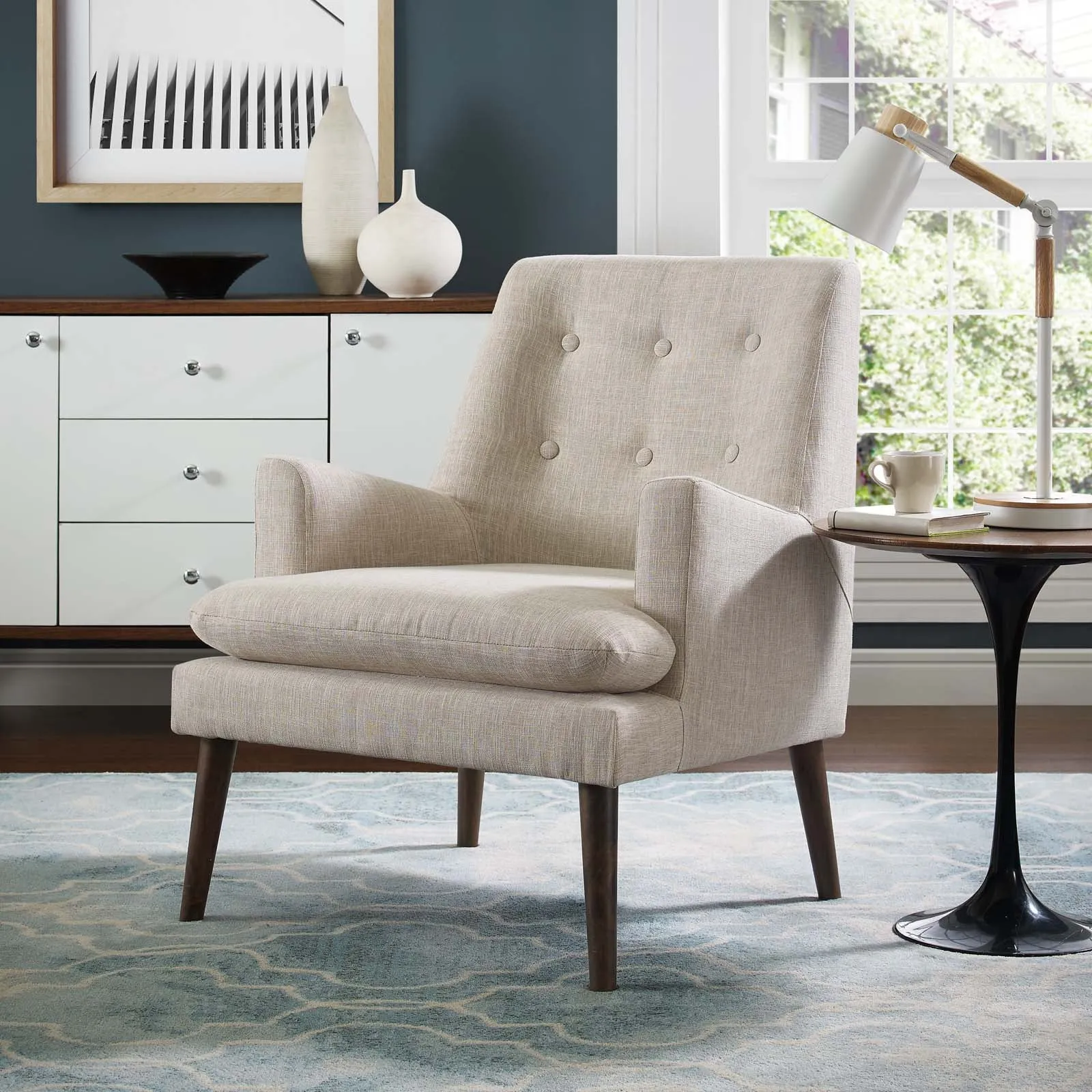 Leisure Upholstered Lounge Chair by Modway