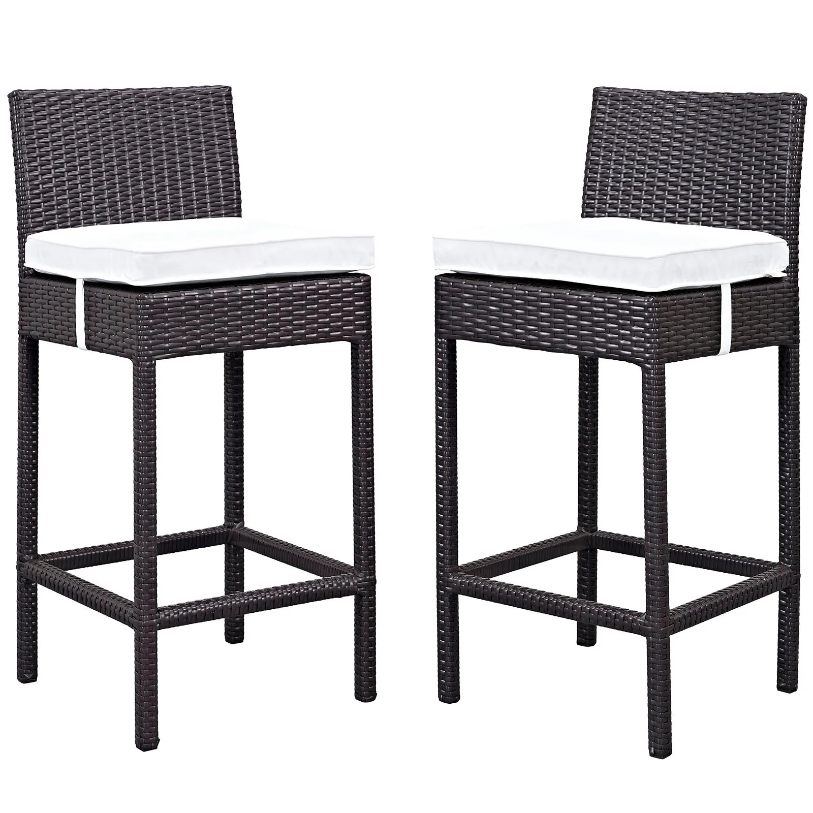 Lift Outdoor Patio Bar Stool Set of 2 by Modway