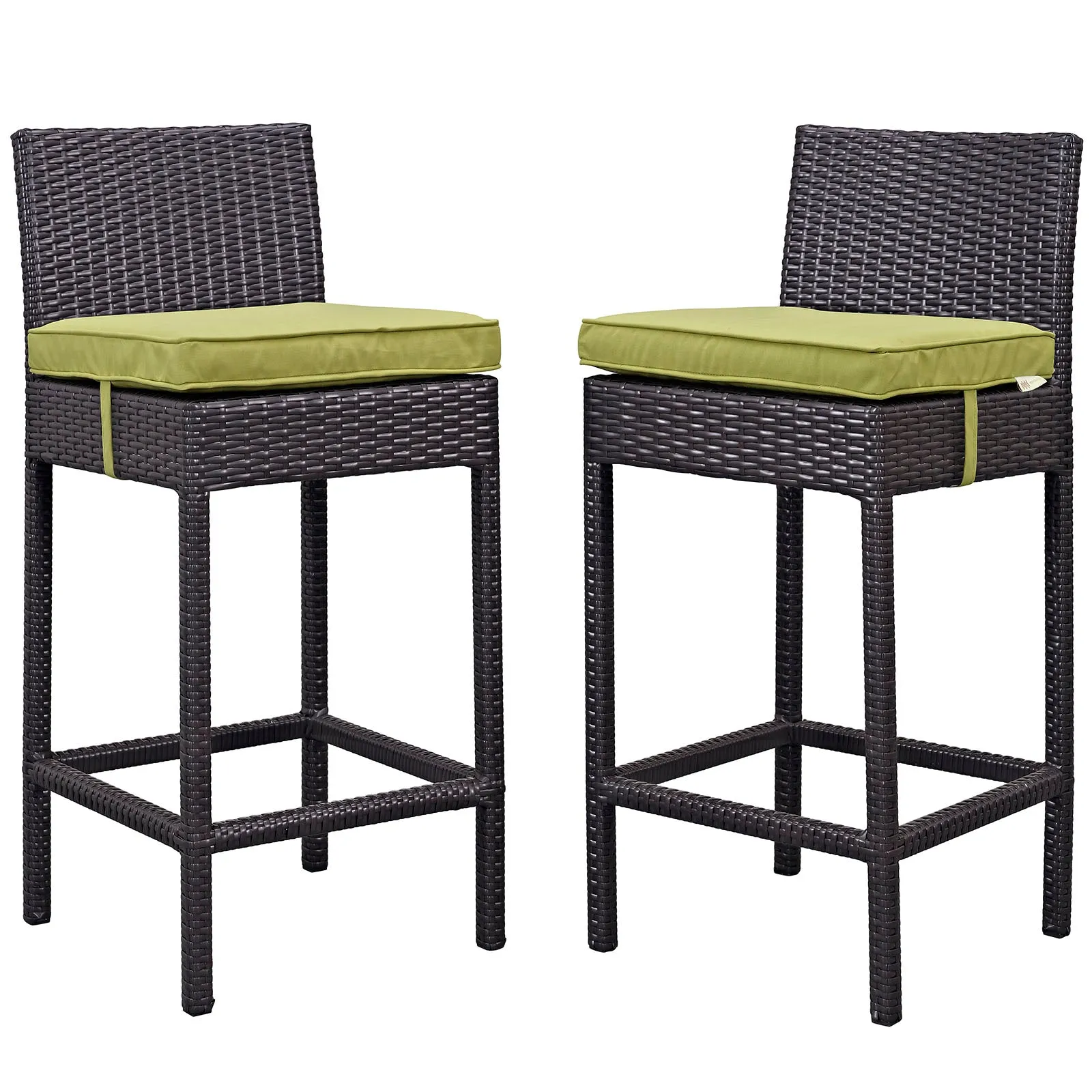 Lift Outdoor Patio Bar Stool Set of 2 by Modway
