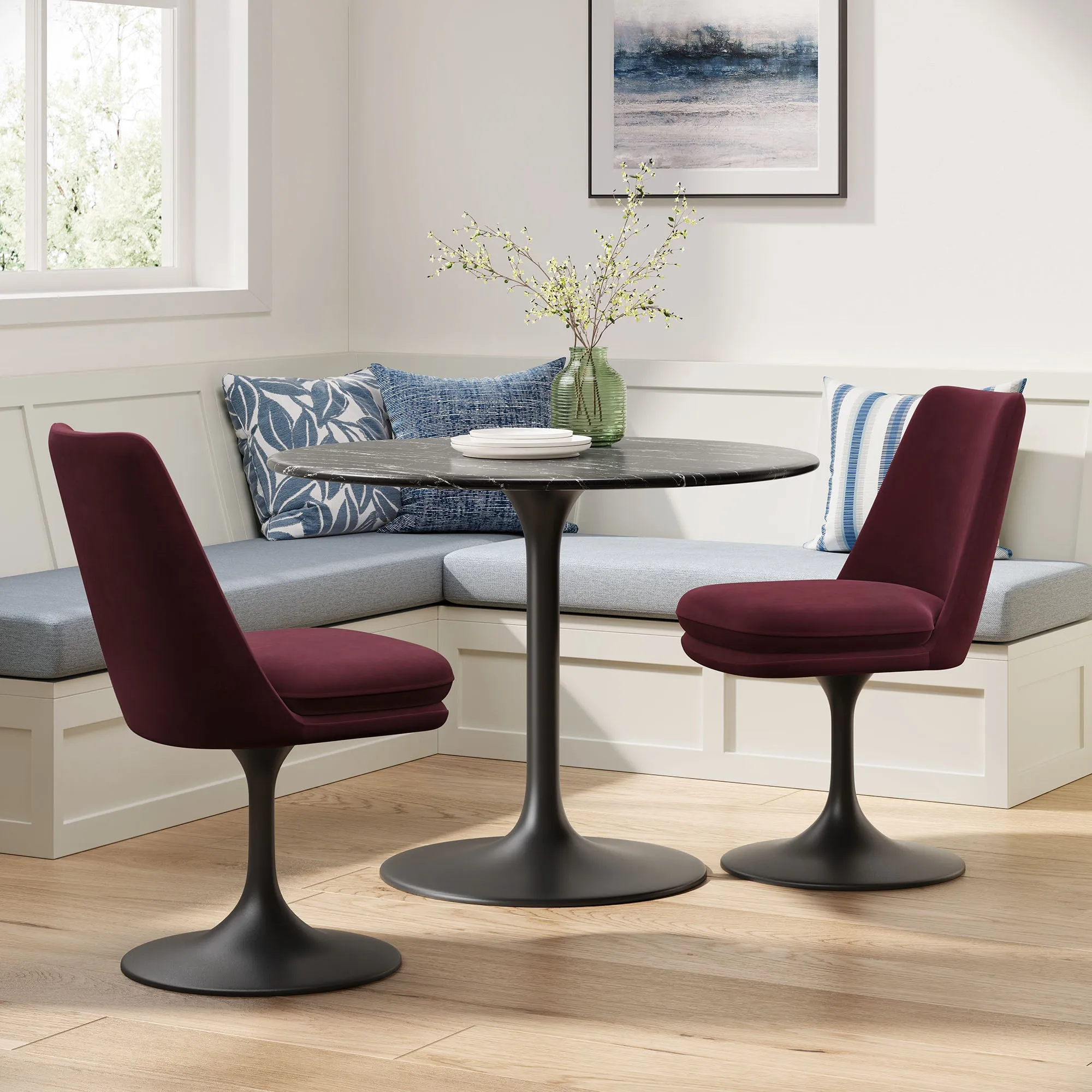 Lippa Swivel Dining Chair by Modway