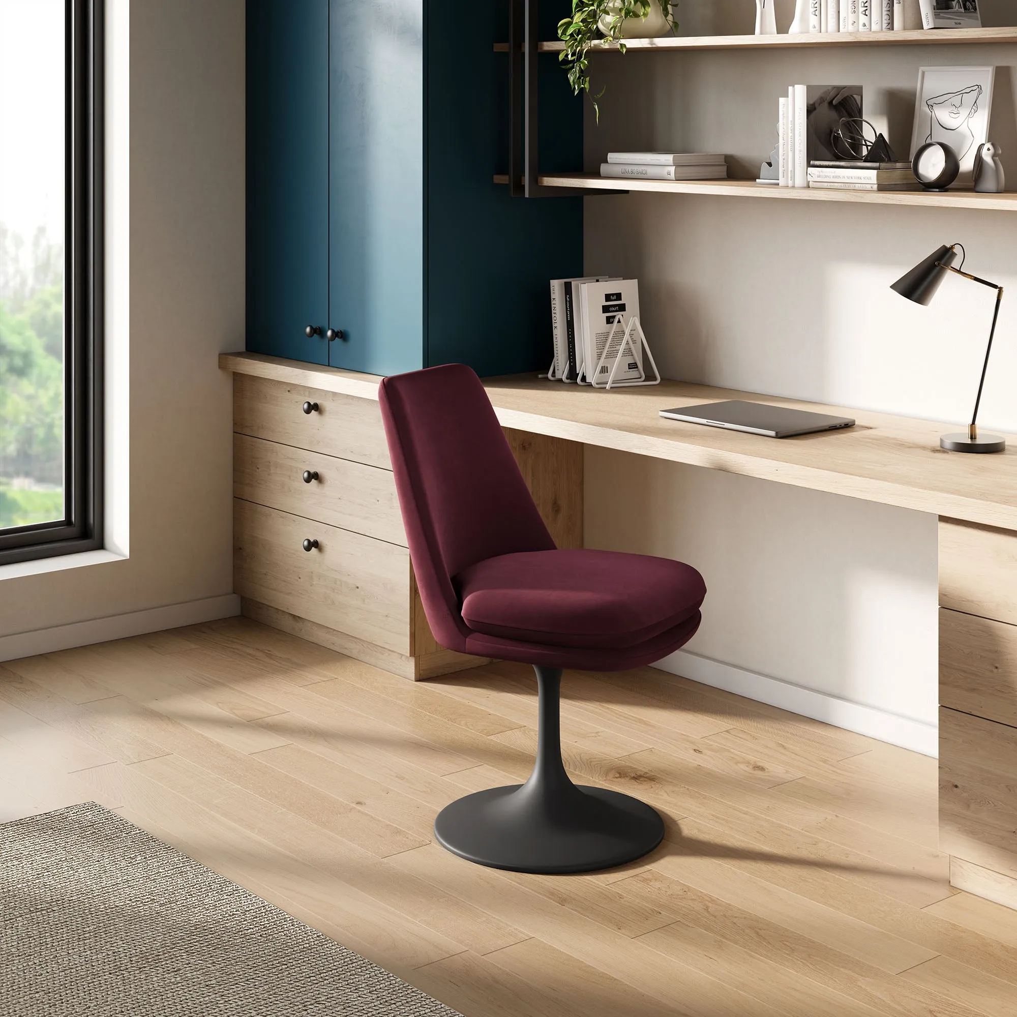 Lippa Swivel Dining Chair by Modway