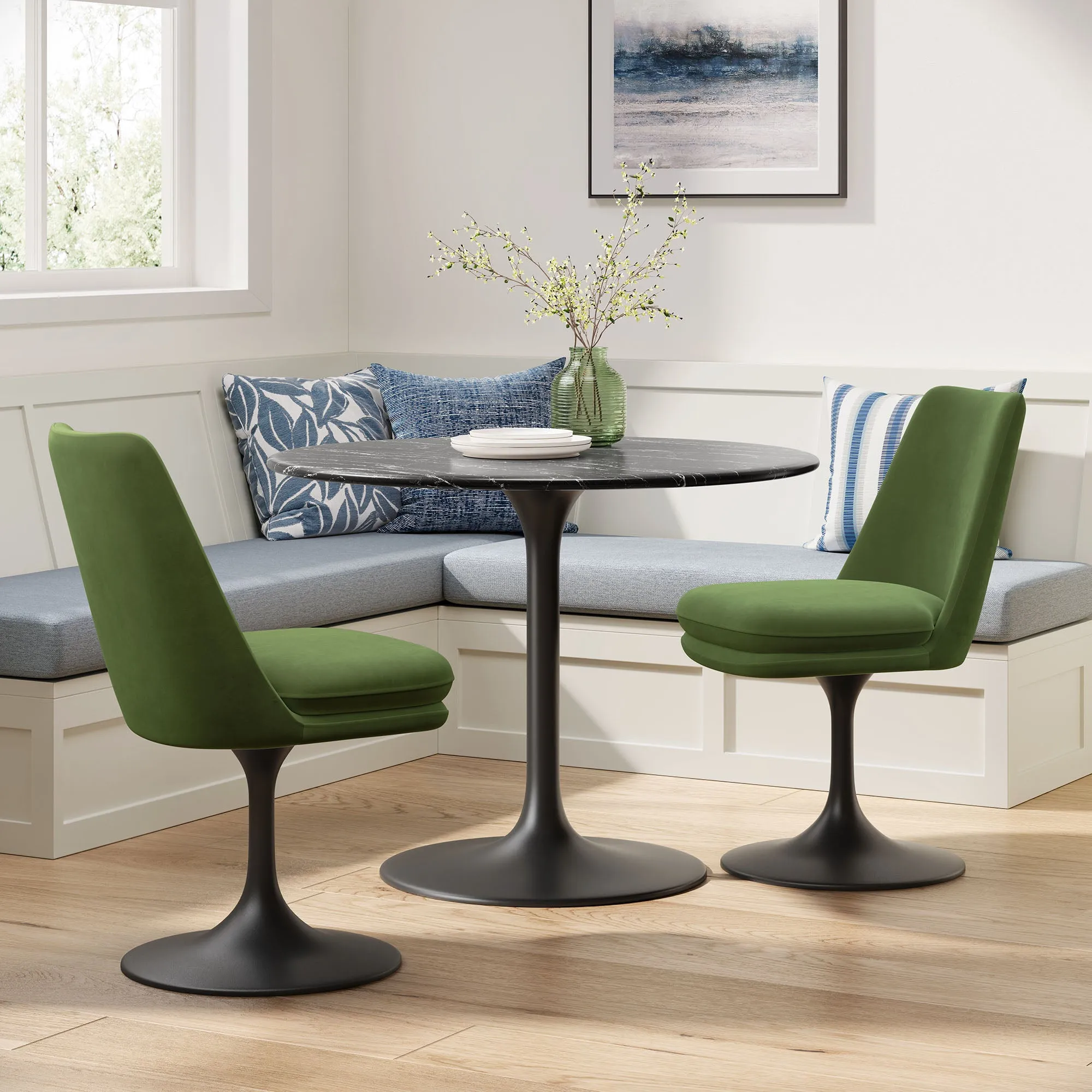 Lippa Swivel Dining Chair by Modway