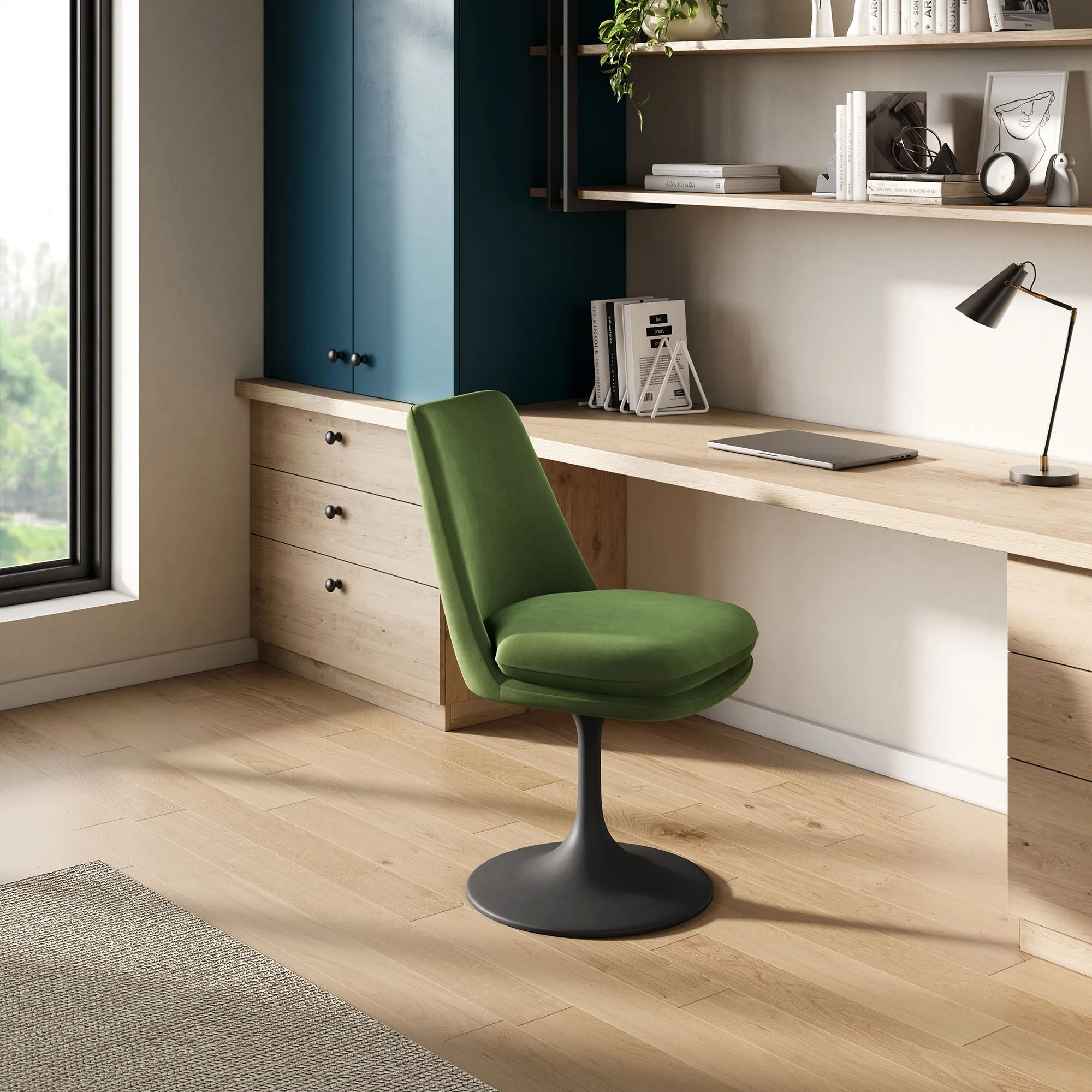 Lippa Swivel Dining Chair by Modway