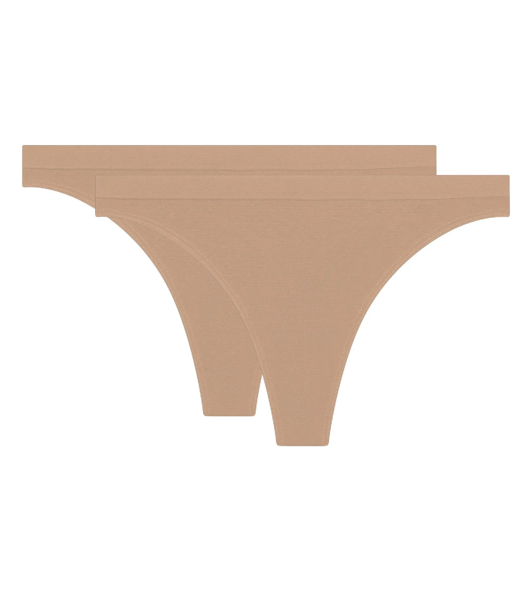 Lot de 2 strings New Skin pour Femme en microfibre