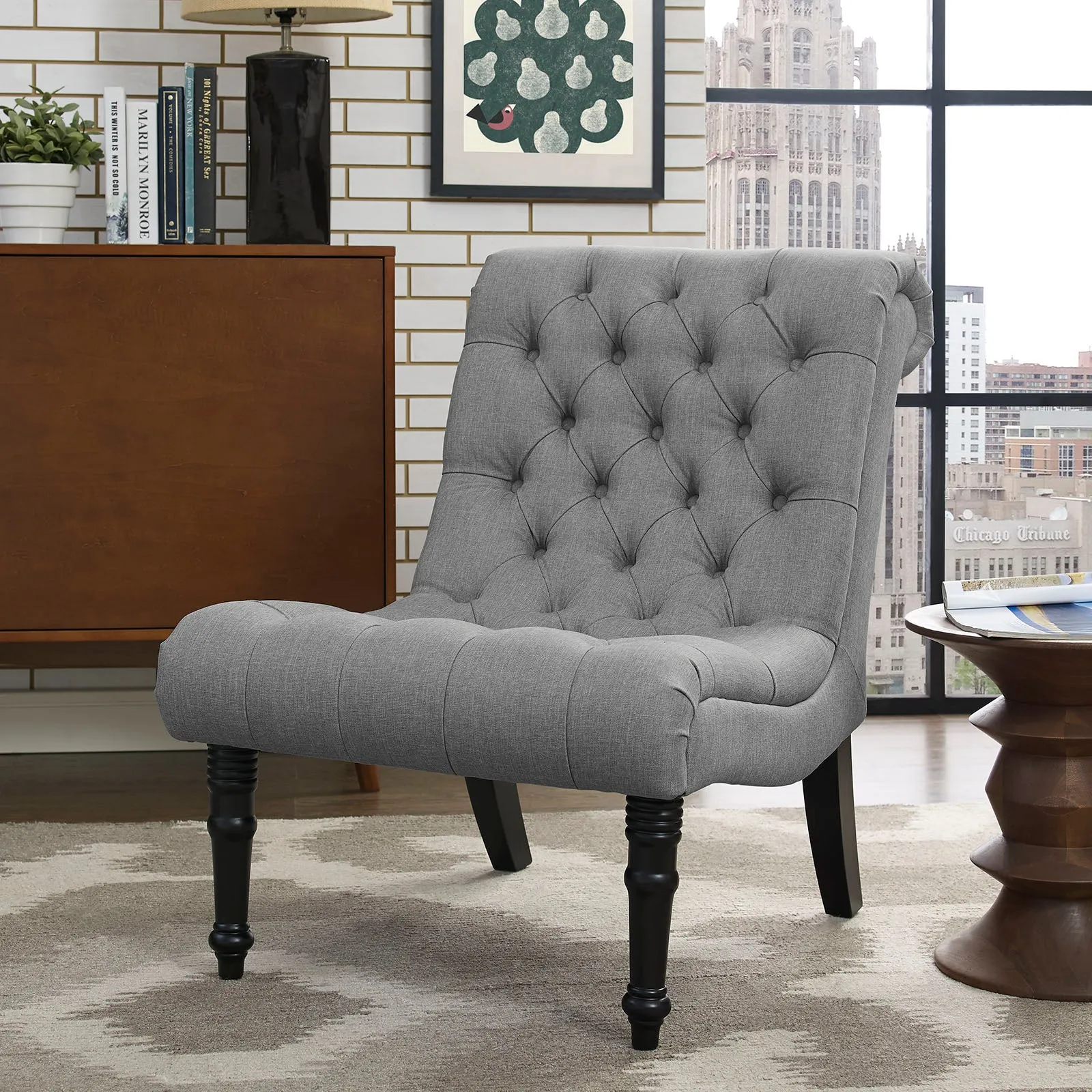 Navigate Upholstered Fabric Lounge Chair by Modway