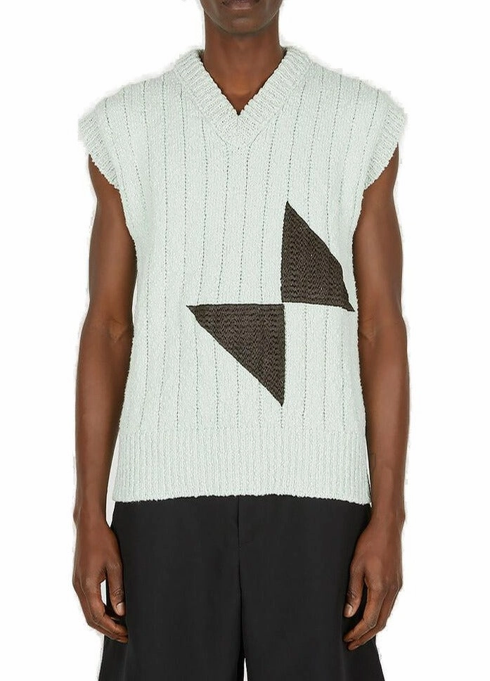 OAMC Modular V-Neck Knit Vest