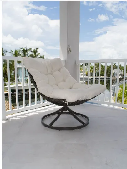 Panama Jack Outdoor Swivel Chair w/Cushion
