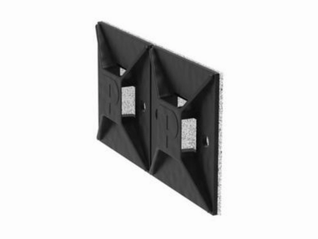 Panduit - Cable tie mount - indoor, outdoor - black ABM3H-AV-L0