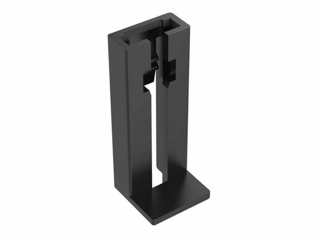 Panduit - Latching wire clip - edge - indoor, outdoor - black (pack of 10) UCCCUL-X130