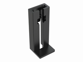 Panduit - Latching wire clip - edge - indoor, outdoor - black (pack of 10) UCCCUL-X130
