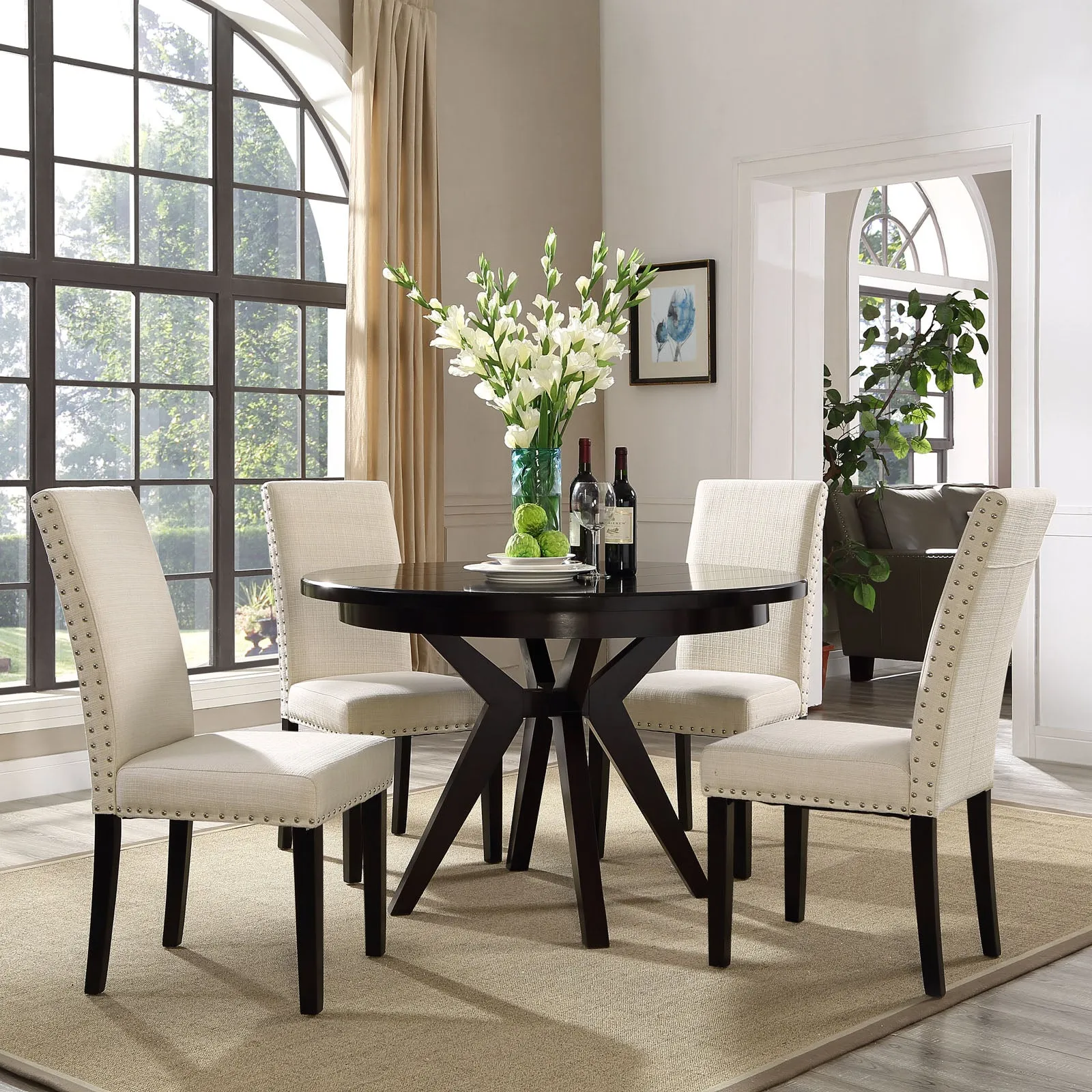 Parcel Dining Upholstered Fabric Side Chair by Modway